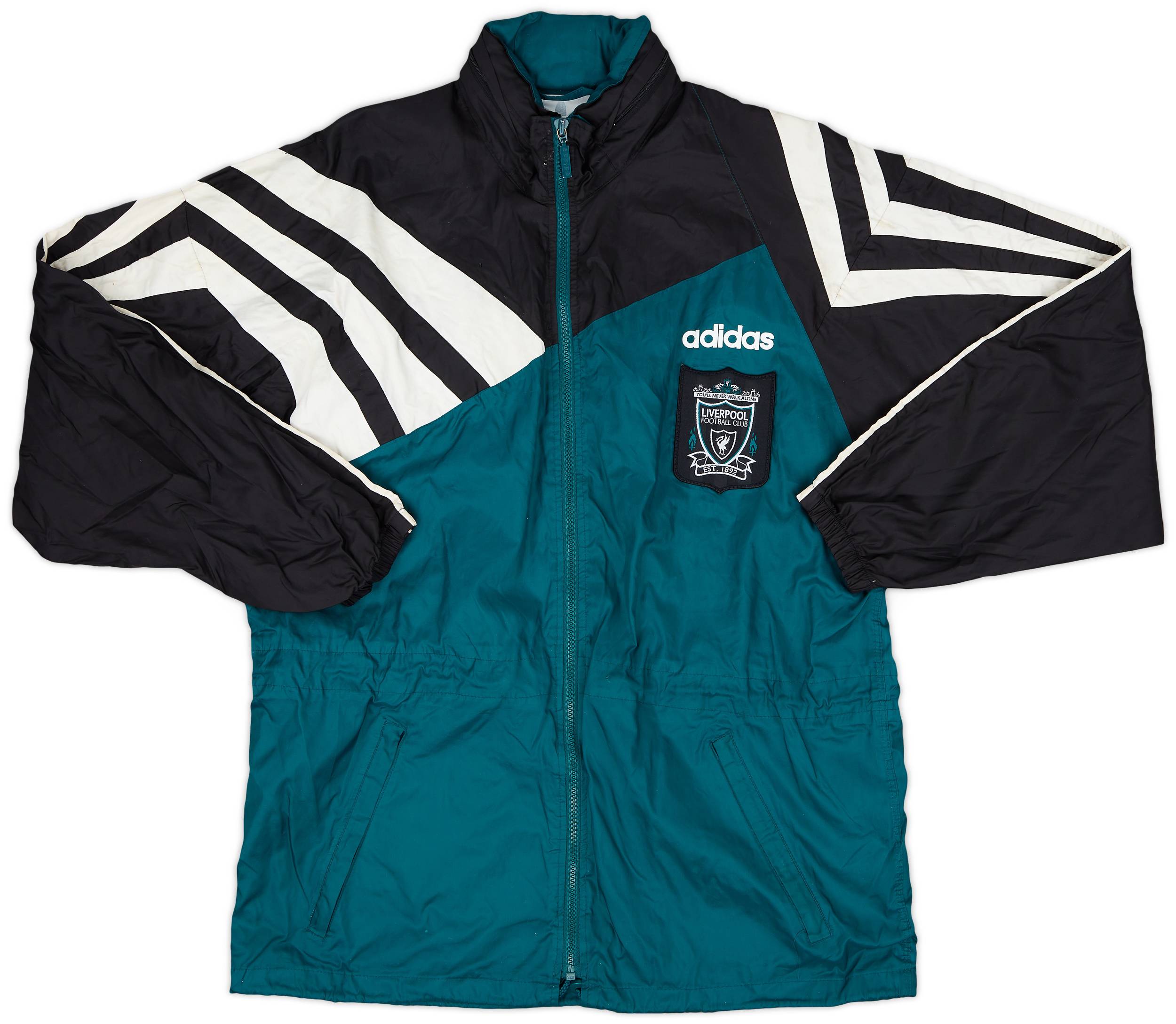 1995-96 Liverpool adidas Rain Jacket - 6/10 - (S)