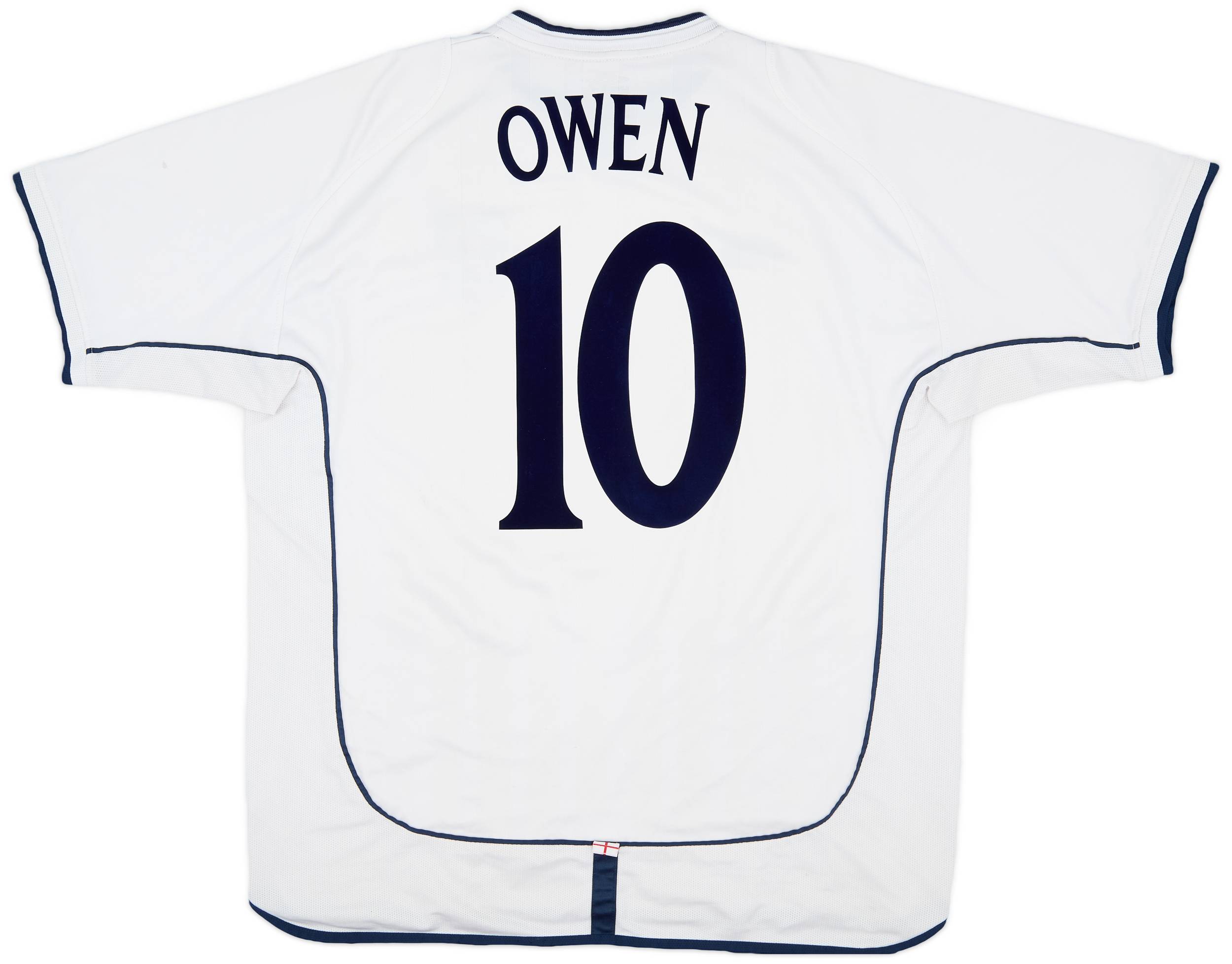 2001-03 England Home Shirt Owen #10 - 5/10 - (XXL)