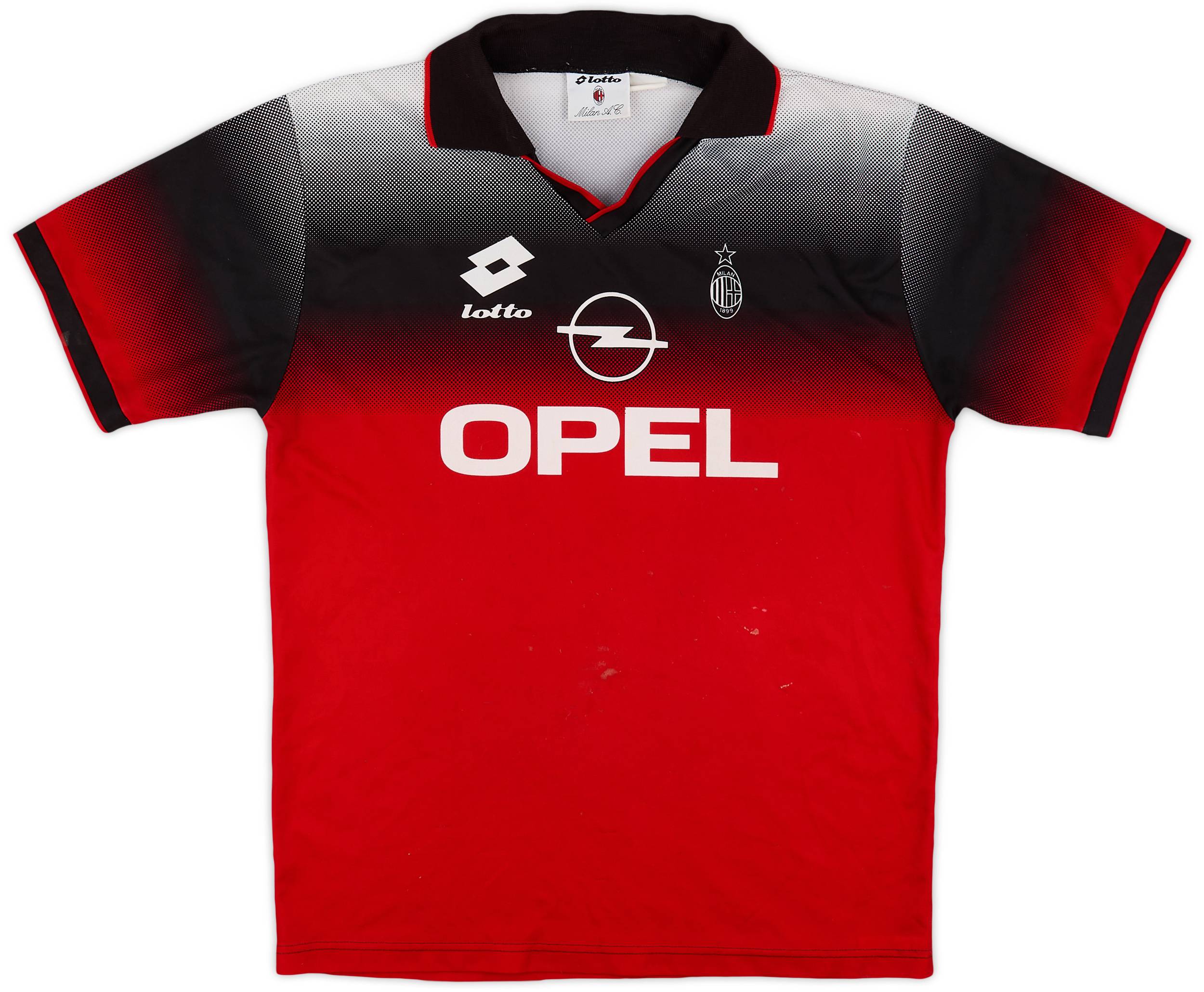 1995-96 AC Milan Lotto Training Shirt - 6/10 - (XL)