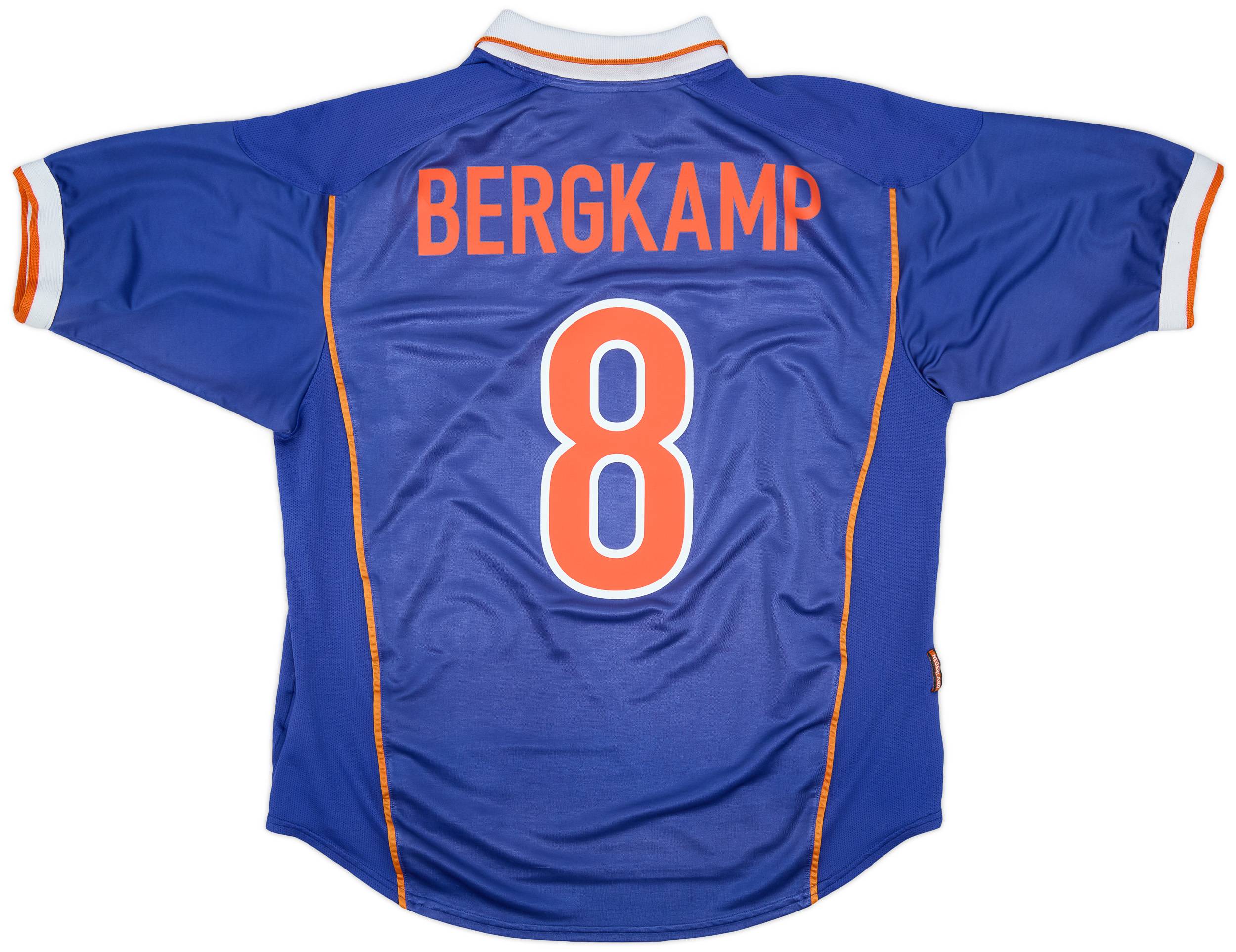 1998-00 Netherlands Away Shirt Bergkamp #8 - 5/10 - (XL)