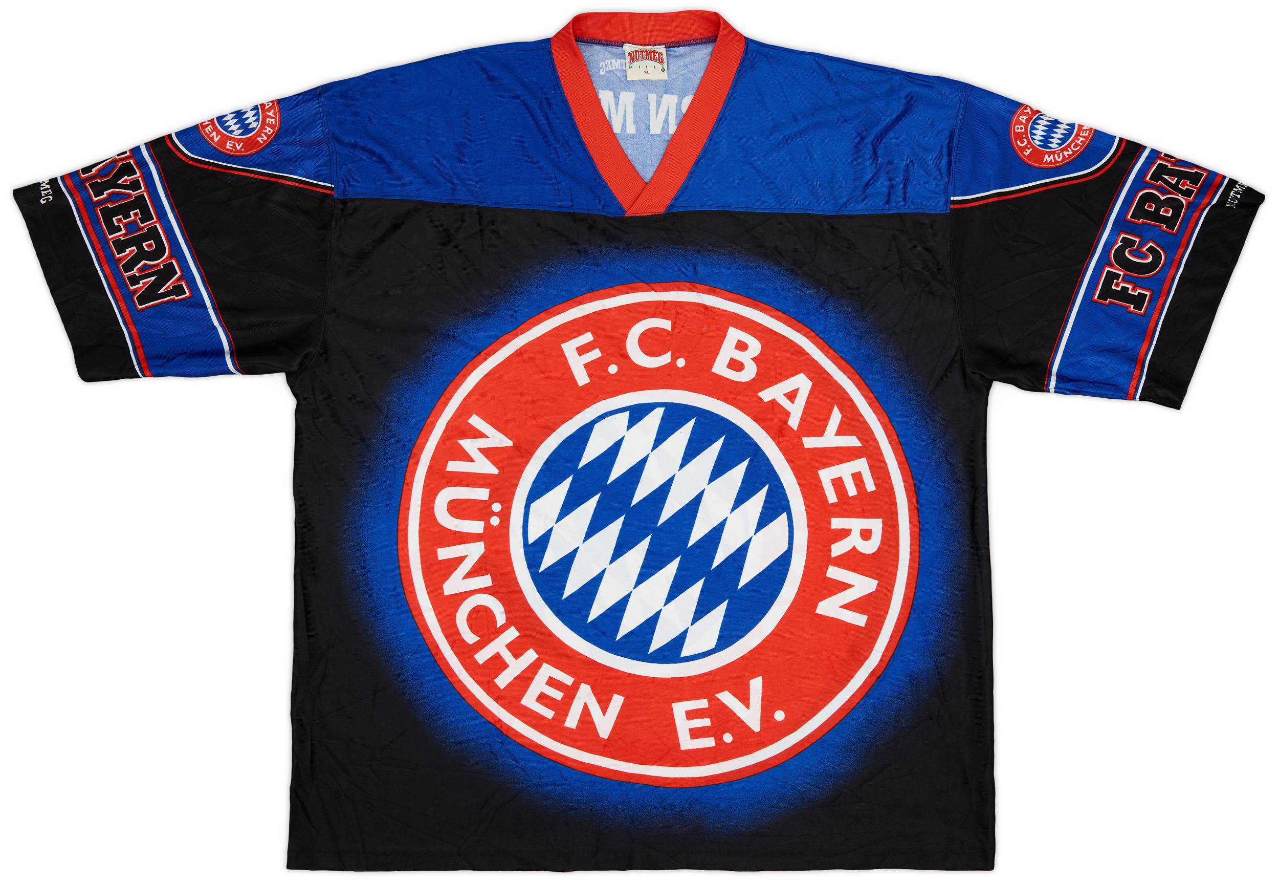 1990s Bayern Munich Nutmeg Graphic Shirt - 4/10 - (XL)