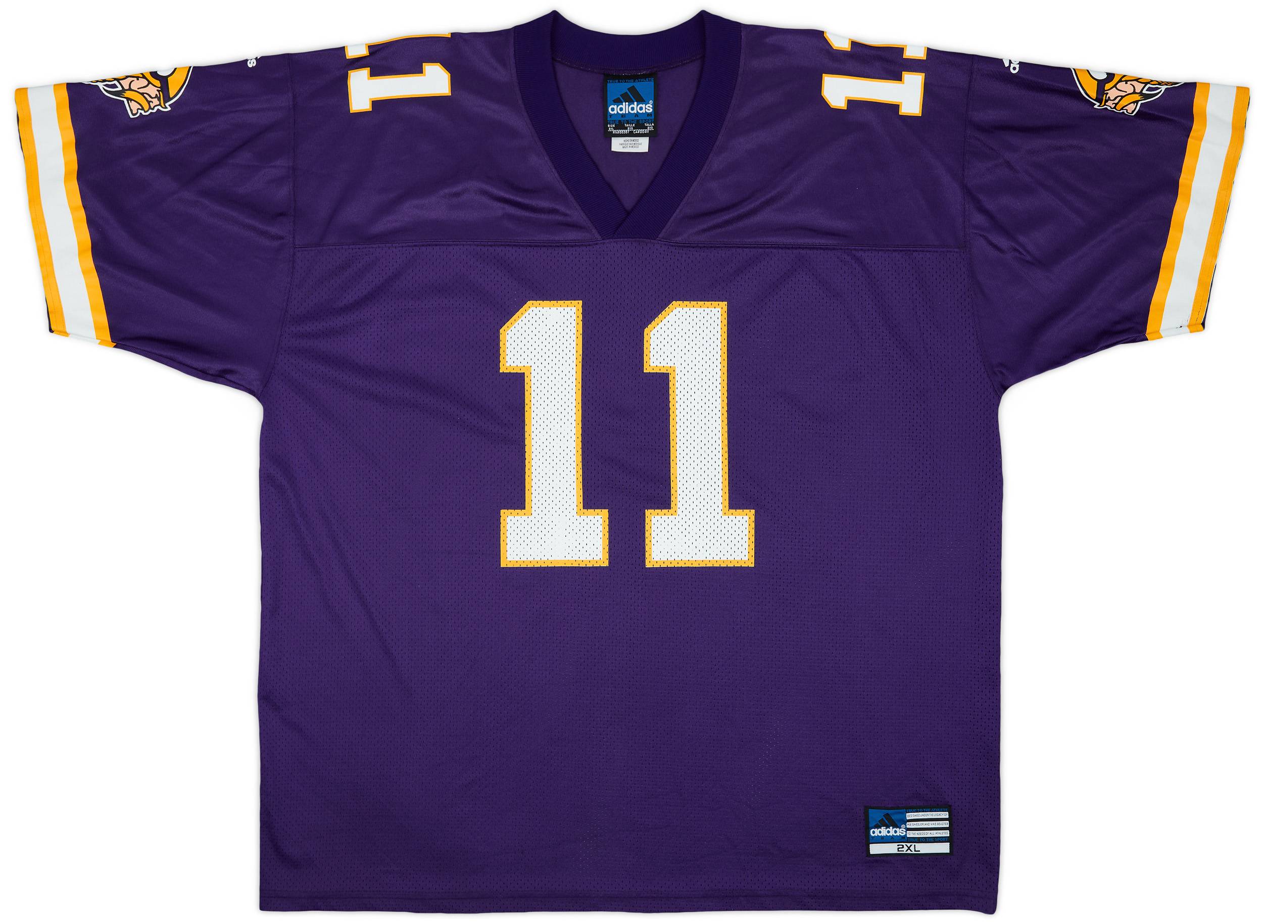 1999-00 Minnesota Vikings Culpepper #11 adidas Home Jersey - 9/10 - (XXL)