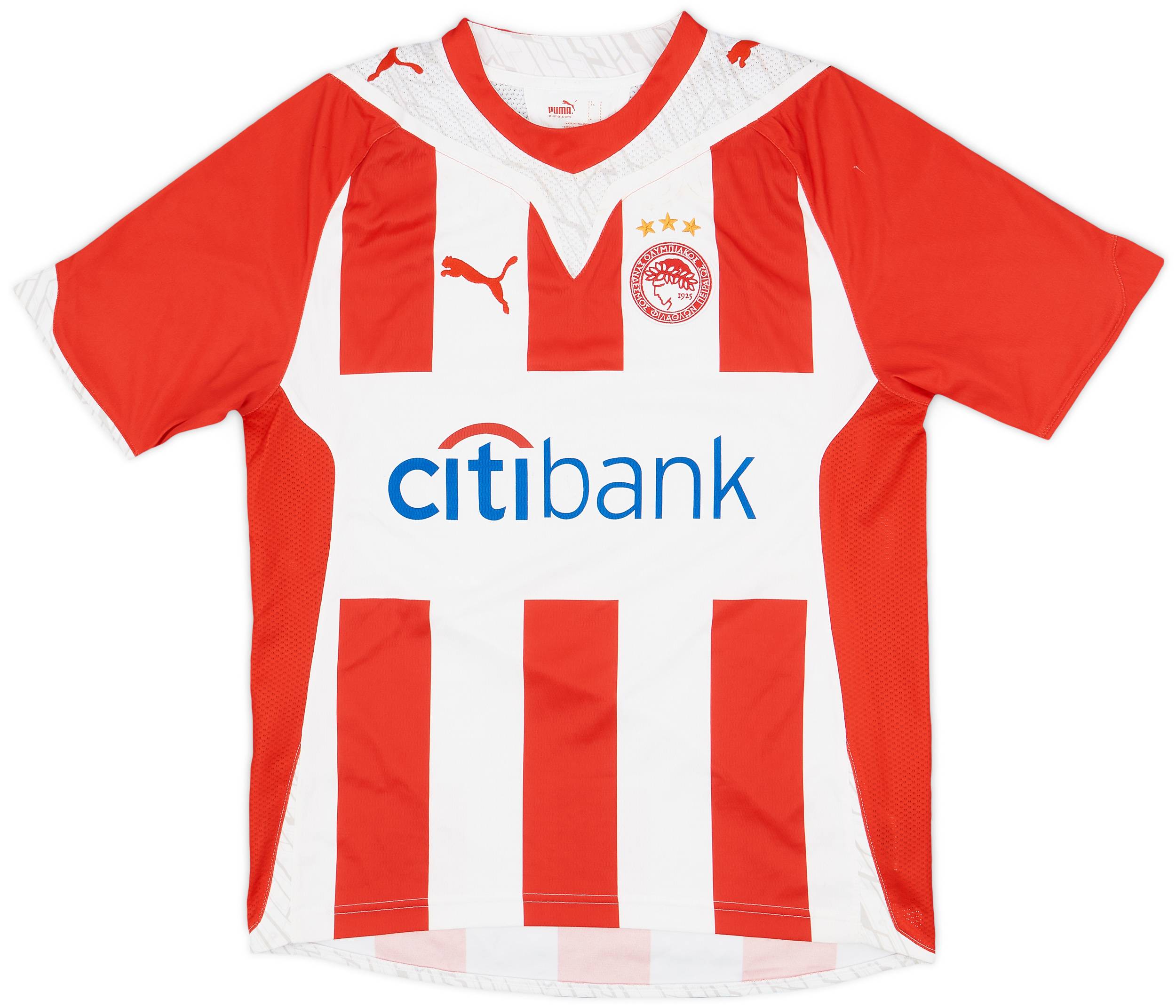 2009-10 Olympiakos Home Shirt - 5/10 - (S)