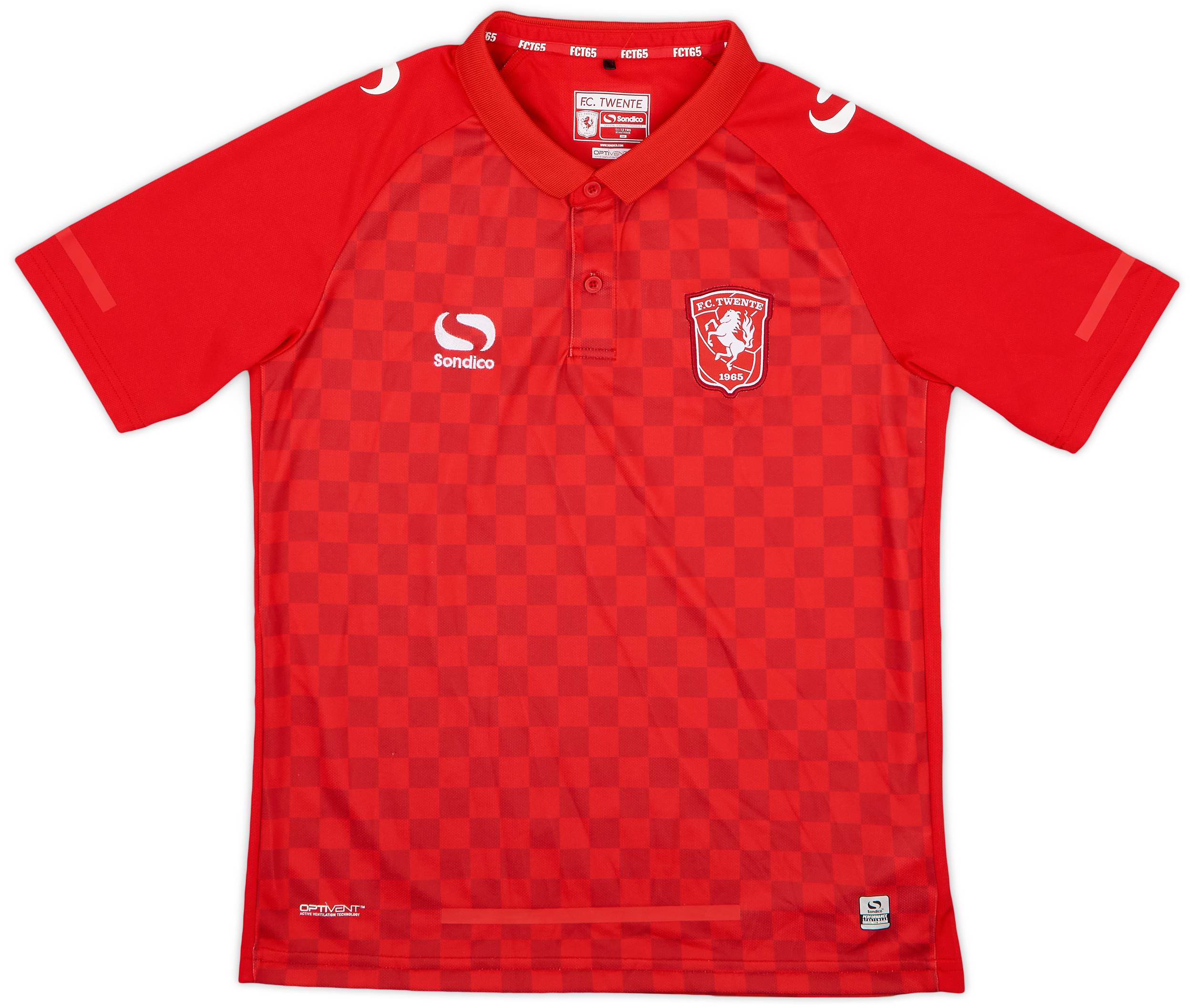 2017-18 FC Twente Sondico Polo Shirt - 9/10 - (M.Boys)