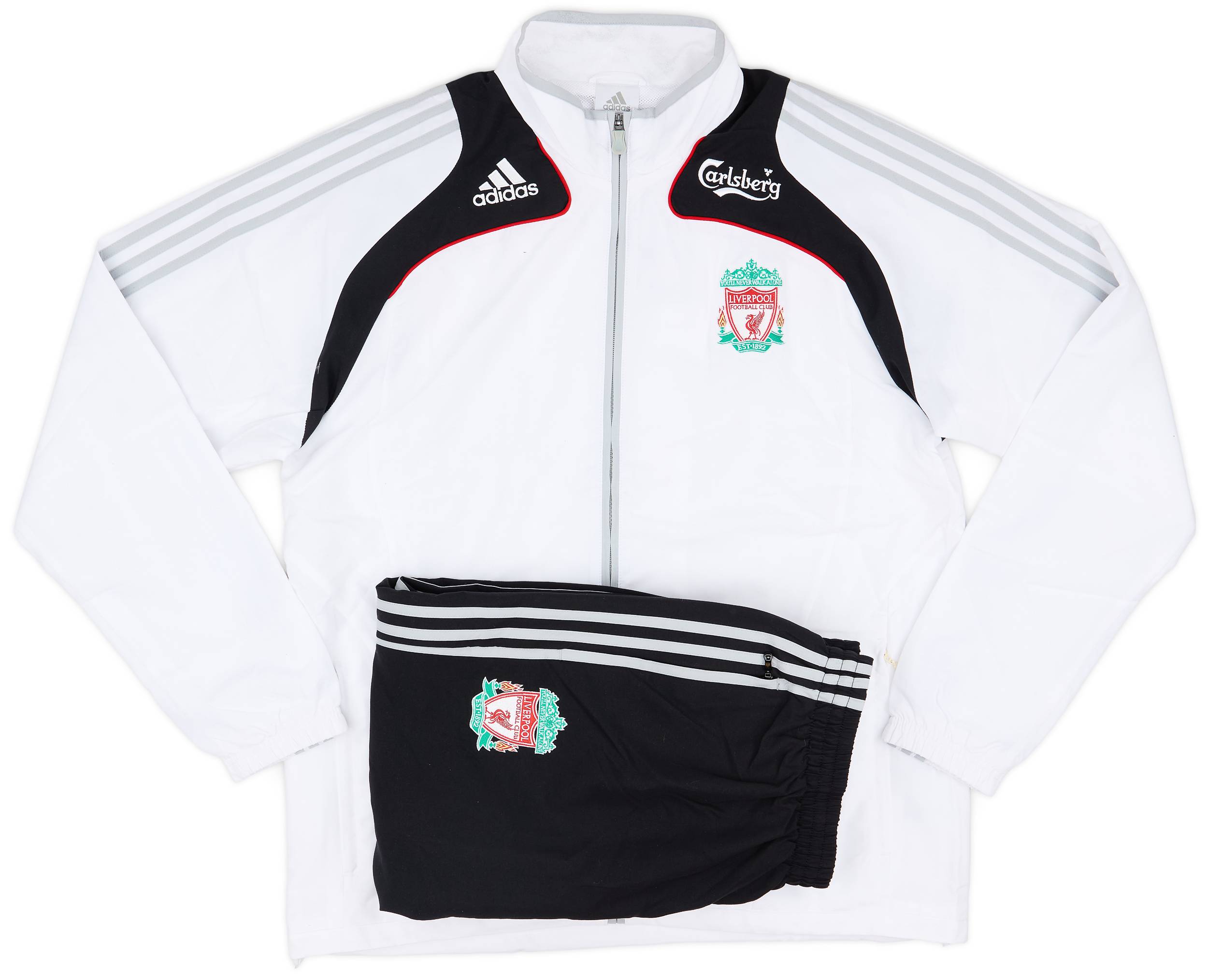 高い素材 2008-09 Liverpool adidas Tracksuit (L/XL) トップス