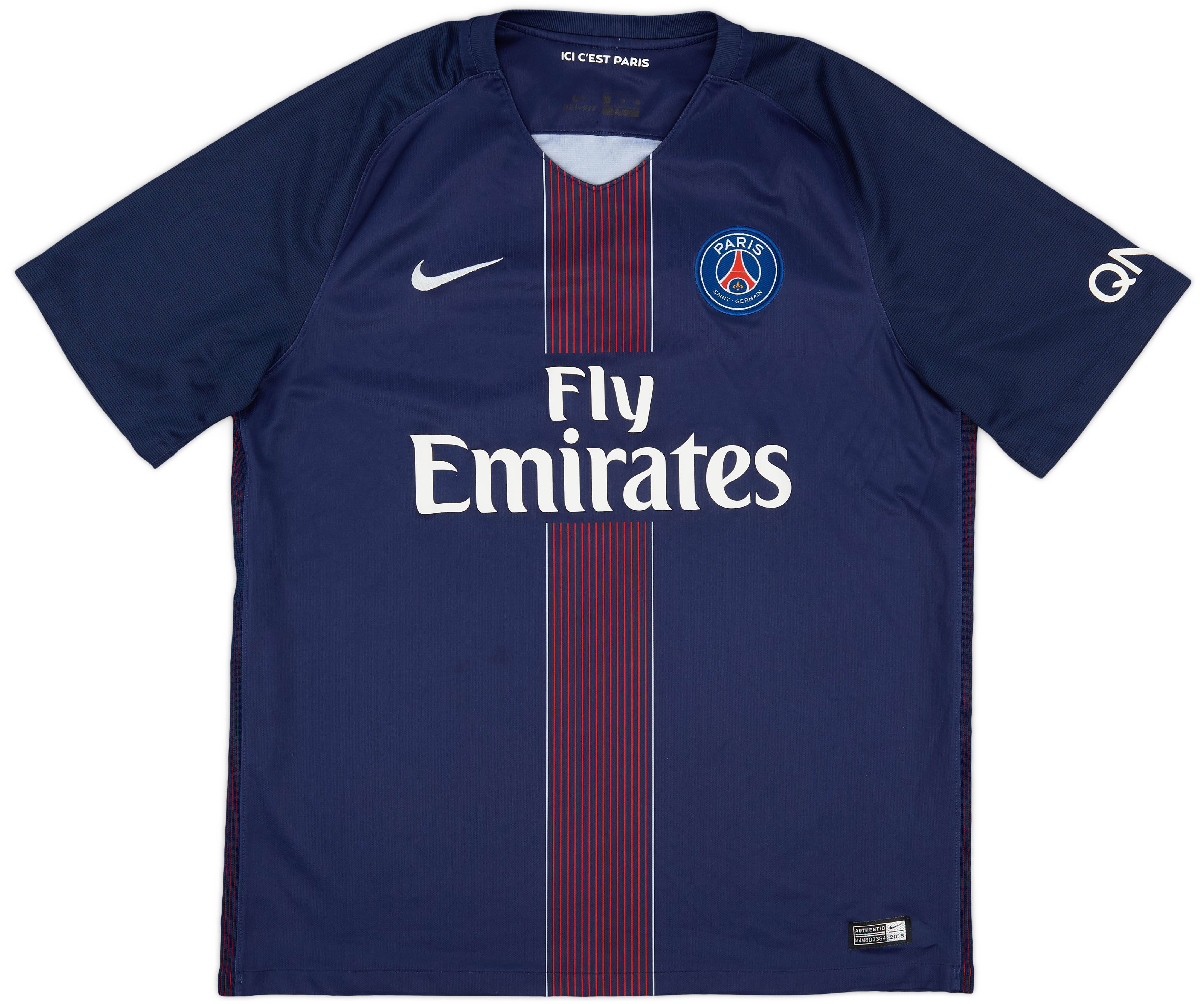 2016 17 Paris Saint Germain Home Shirt 7 10 XL