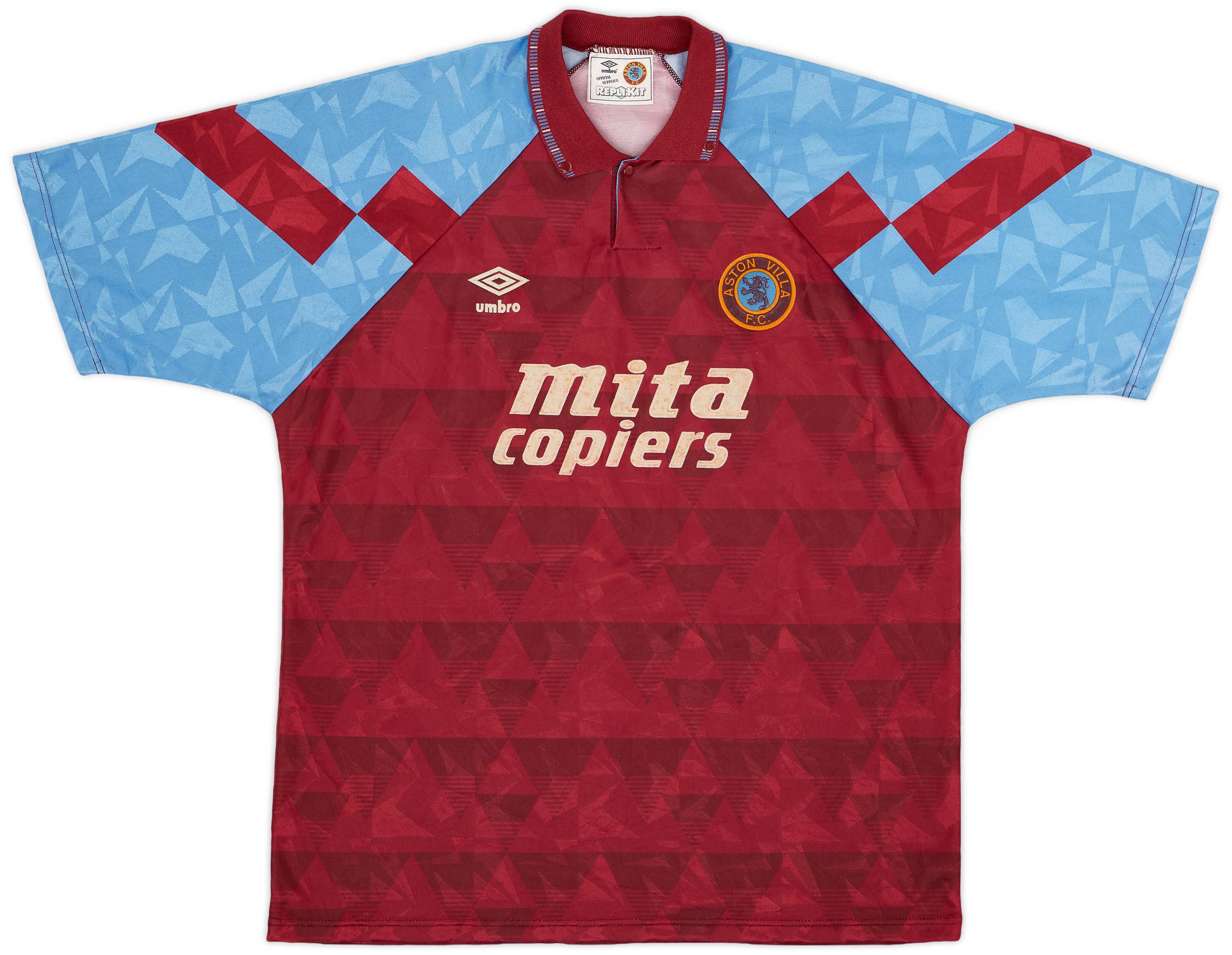 1990-92 Aston Villa Home Shirt - 6/10 - (XXL)
