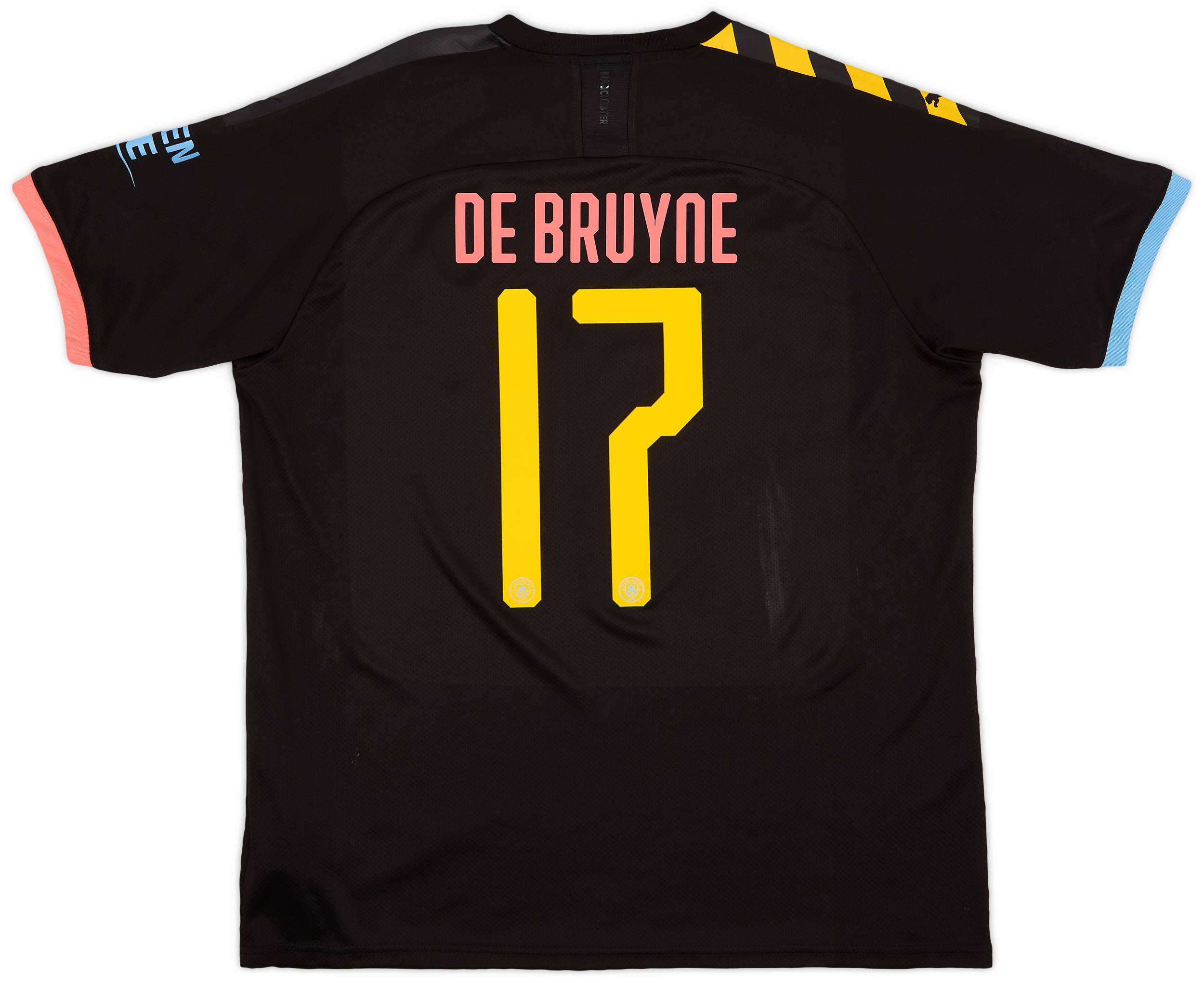 2019-20 Manchester City Away Shirt De Bruyne #17 - 8/10 - (XL)