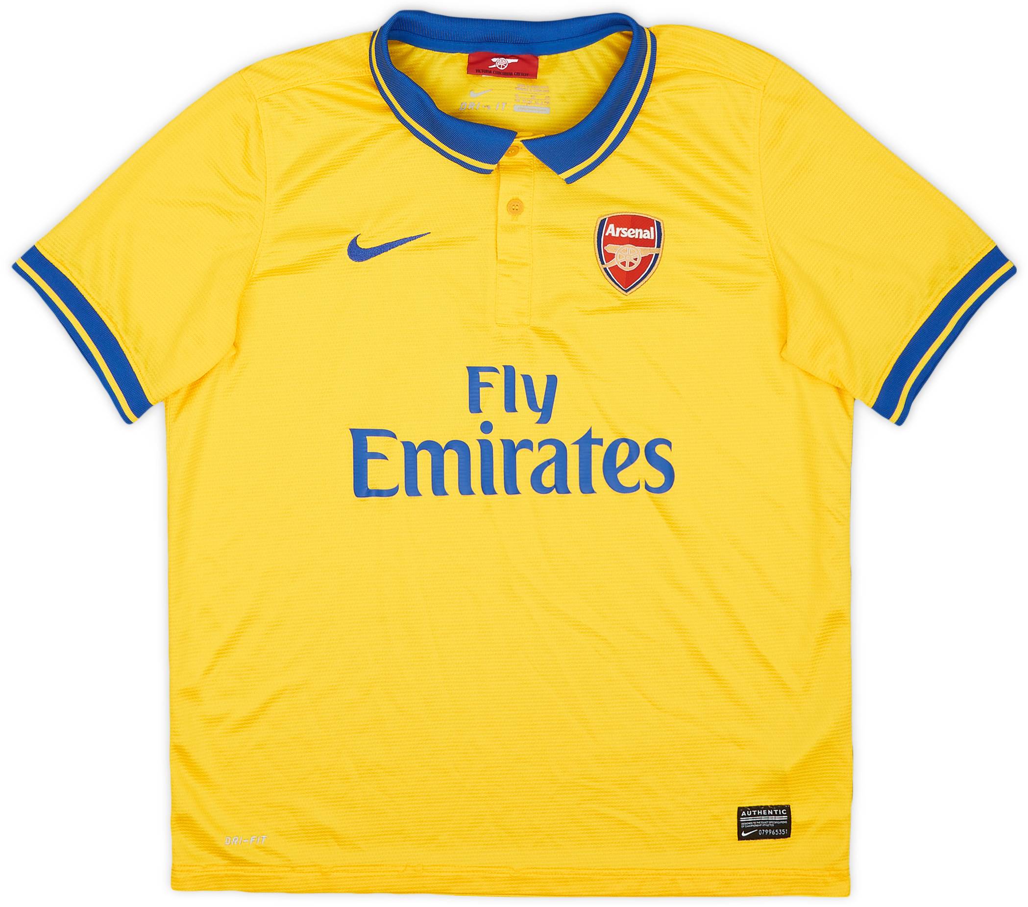 2013-14 Arsenal Away Shirt - 7/10 - (XL.Boys)