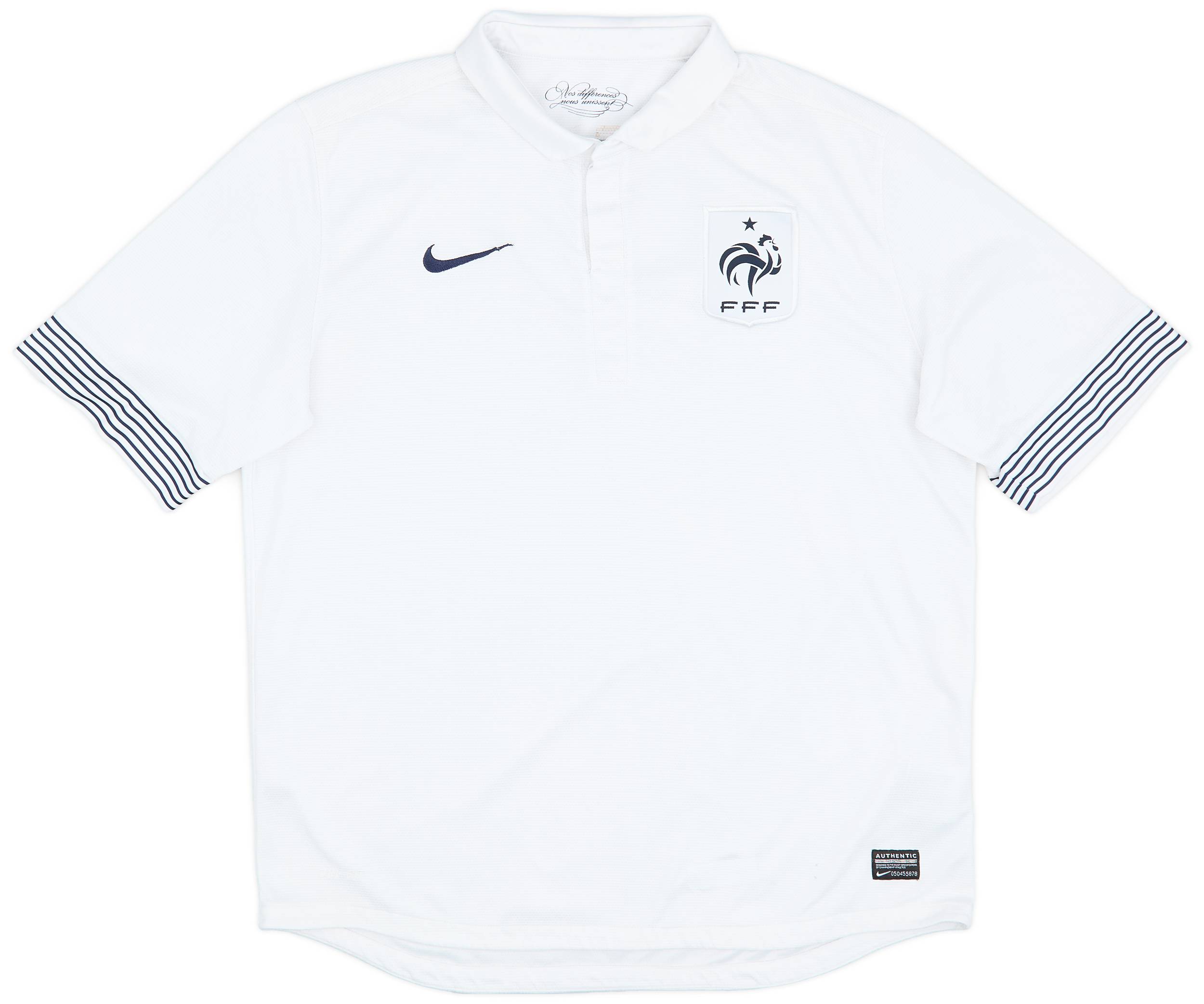 2012-13 France Away Shirt - 9/10 - (XL)