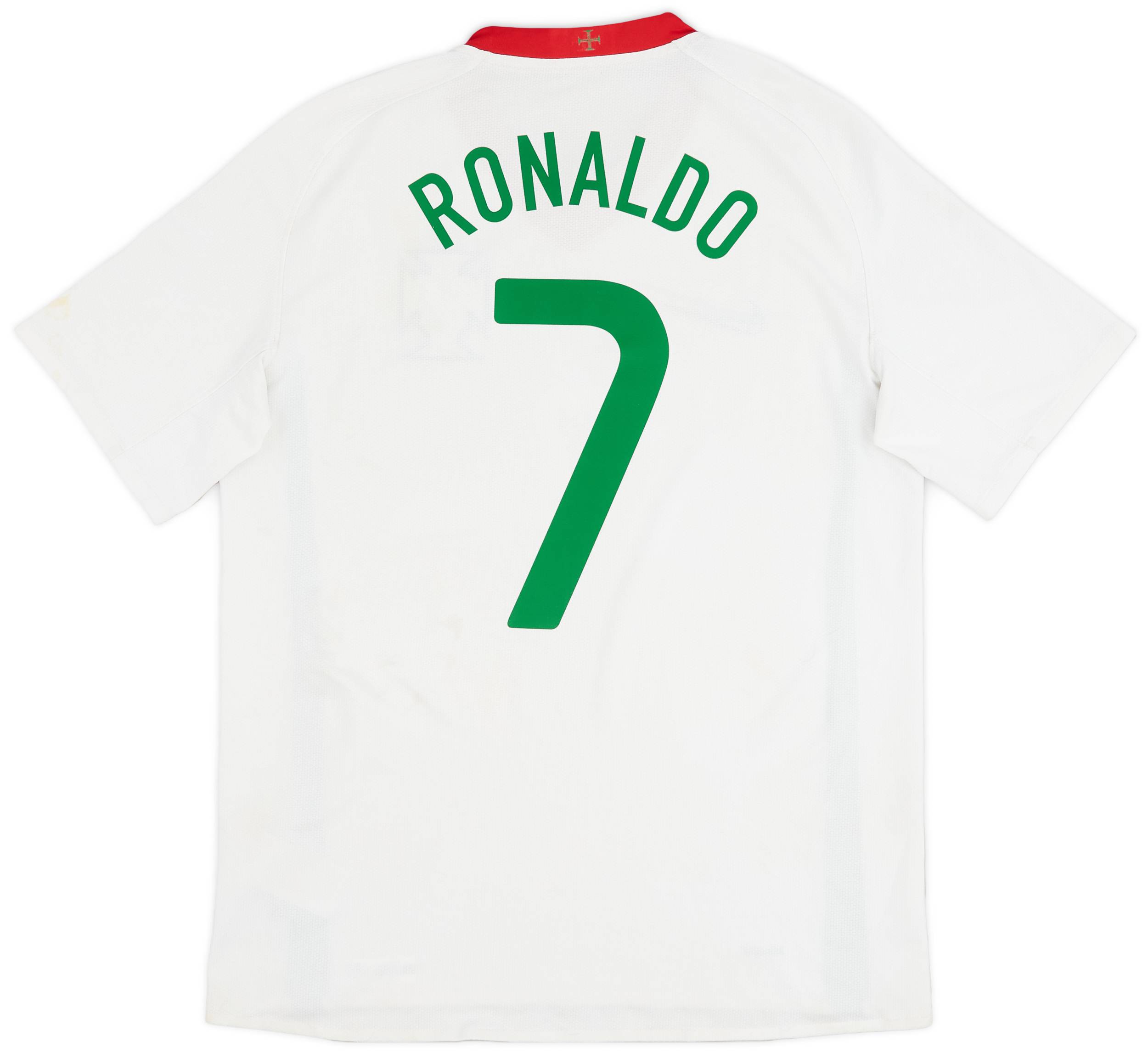 2008-10 Portugal Away Shirt Ronaldo #7 - 8/10 - (M)