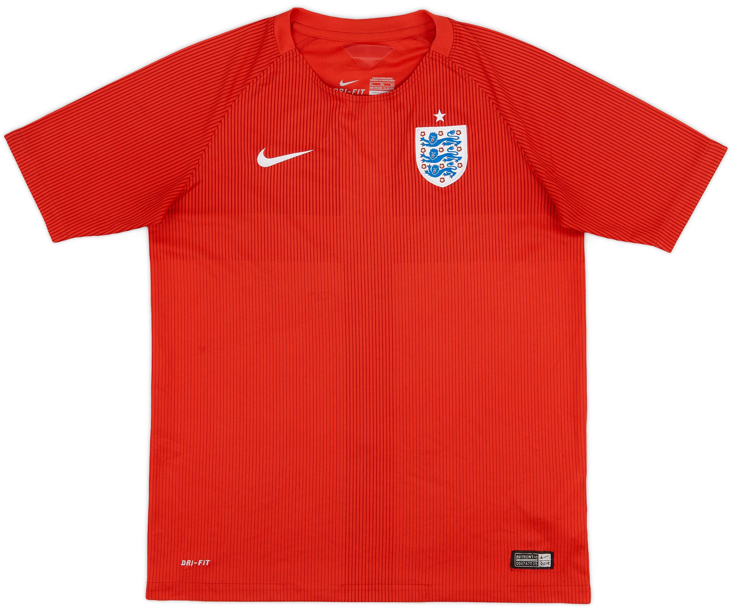 2014-15 England Away Shirt - 8/10 - (XL.Boys)