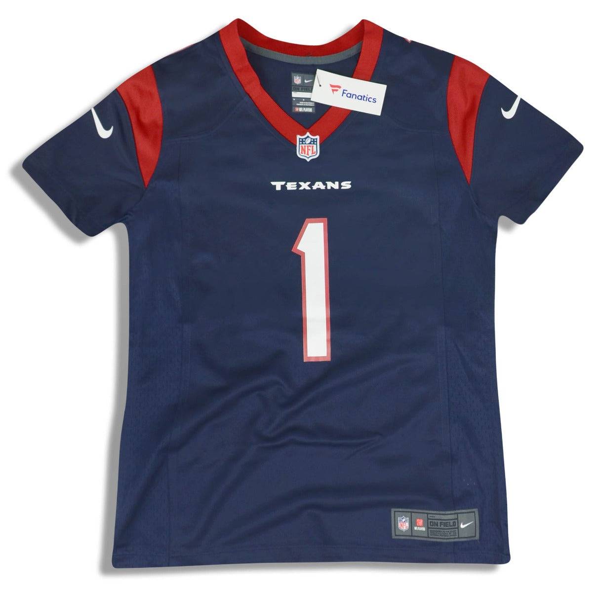 2018 Houston Texans Puds 1 Nike Game Jersey Home Womens M W Tags