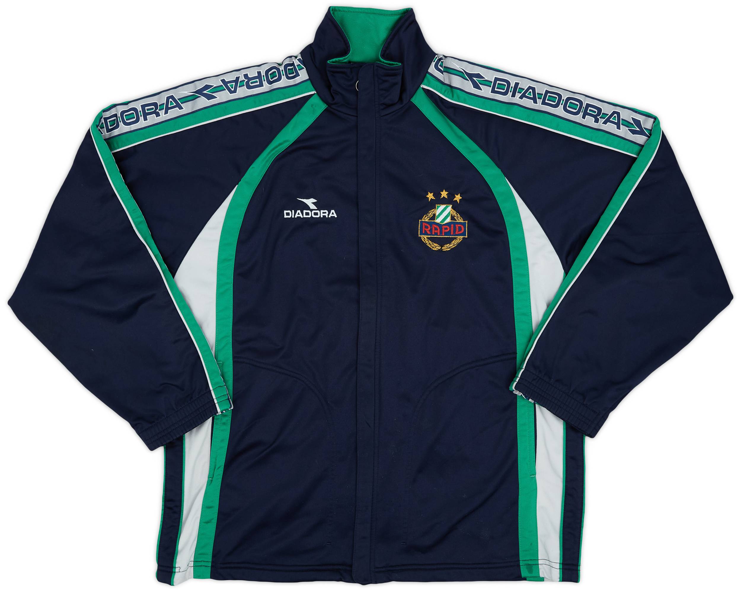 1998 99 Rapid Vienna Diadora Track Jacket 6 10 M