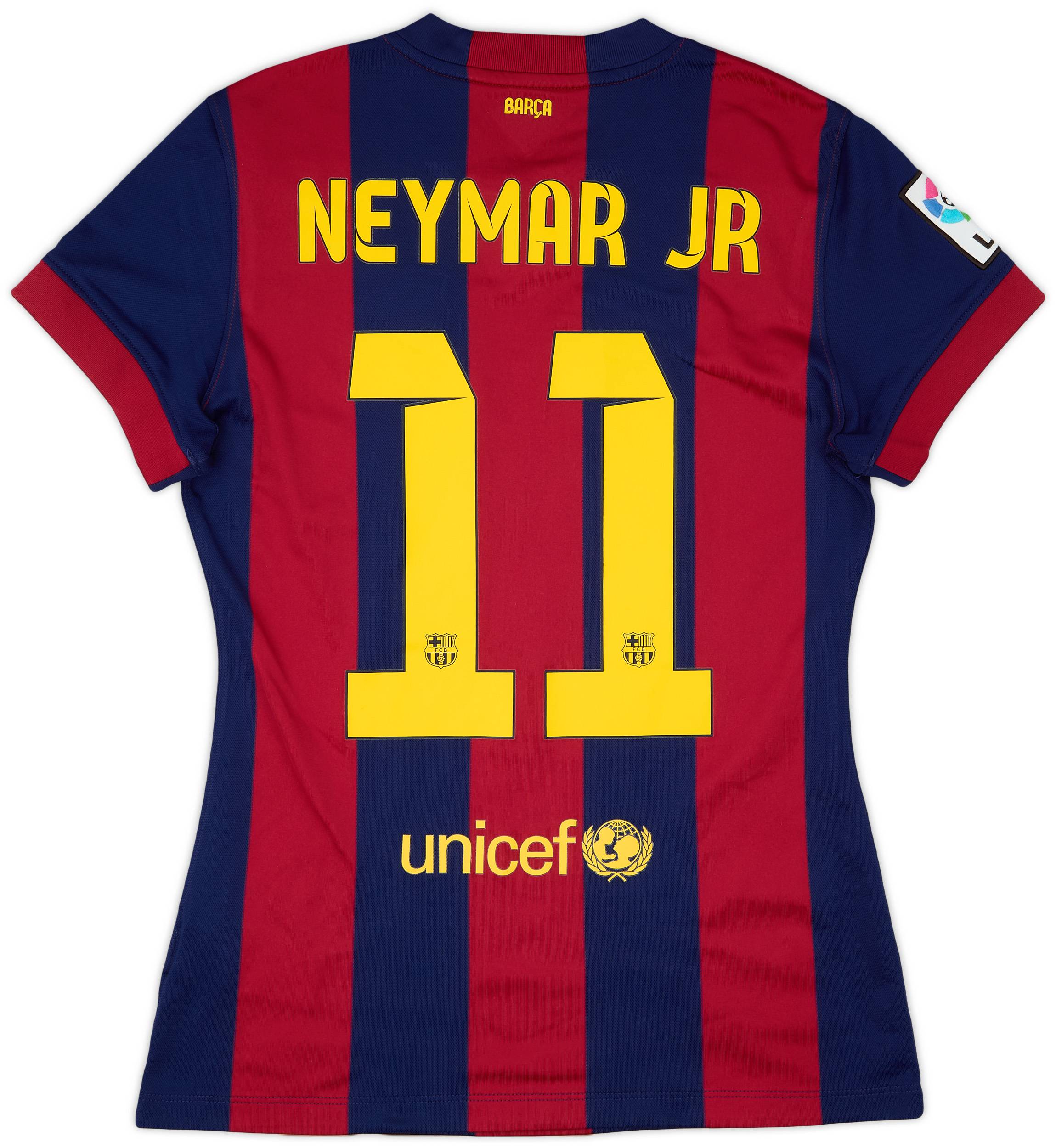 2014-15 Barcelona Home Shirt Neymar Jr #11 - 8/10 - (Women's M)
