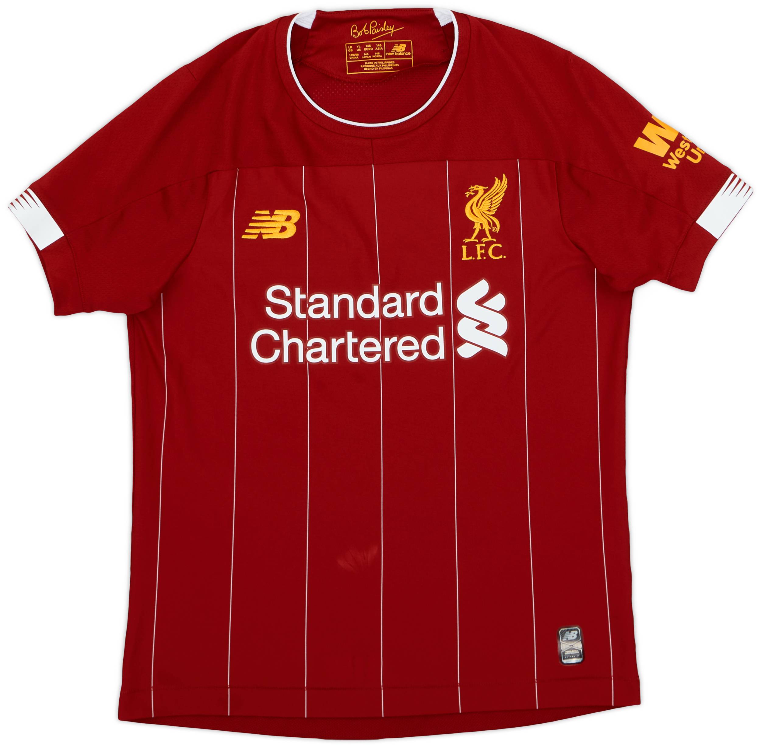 2019-20 Liverpool Home Shirt - 8/10 - (L.Boys)