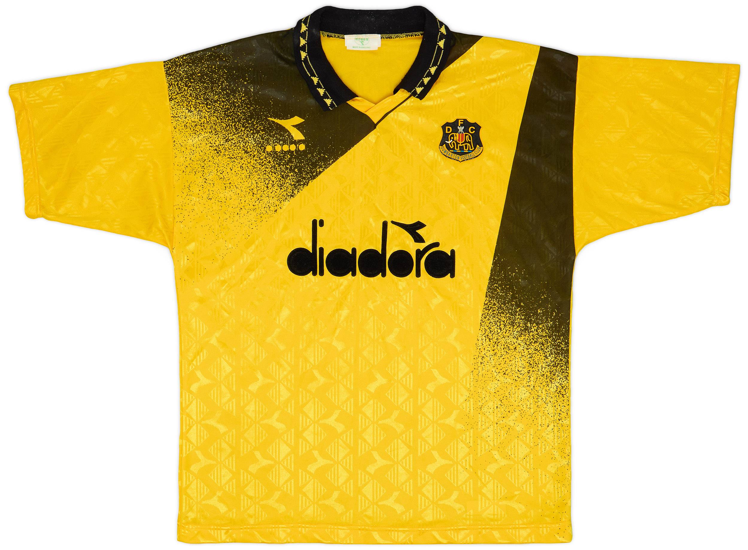 1993-94 Dumbarton Home Shirt - 9/10 - (L)