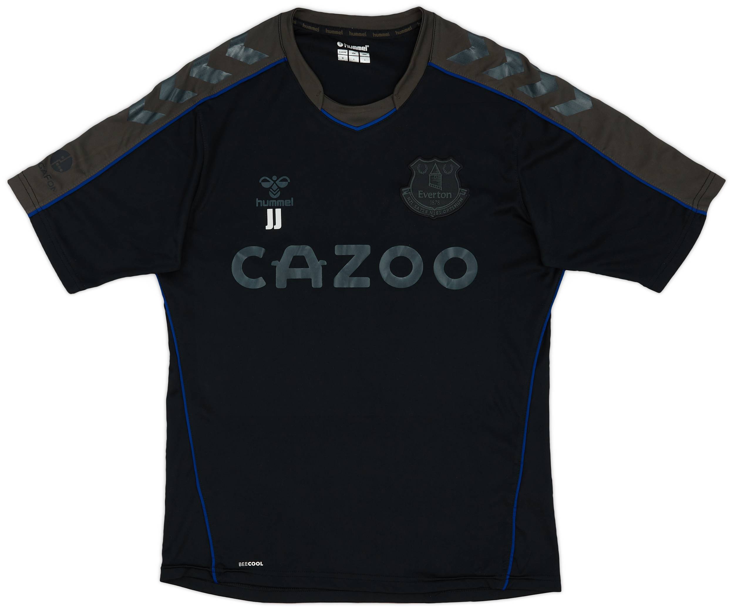 2021-22 Everton Hummel Staff Issue Training Shirt JJ - 9/10 - (M)