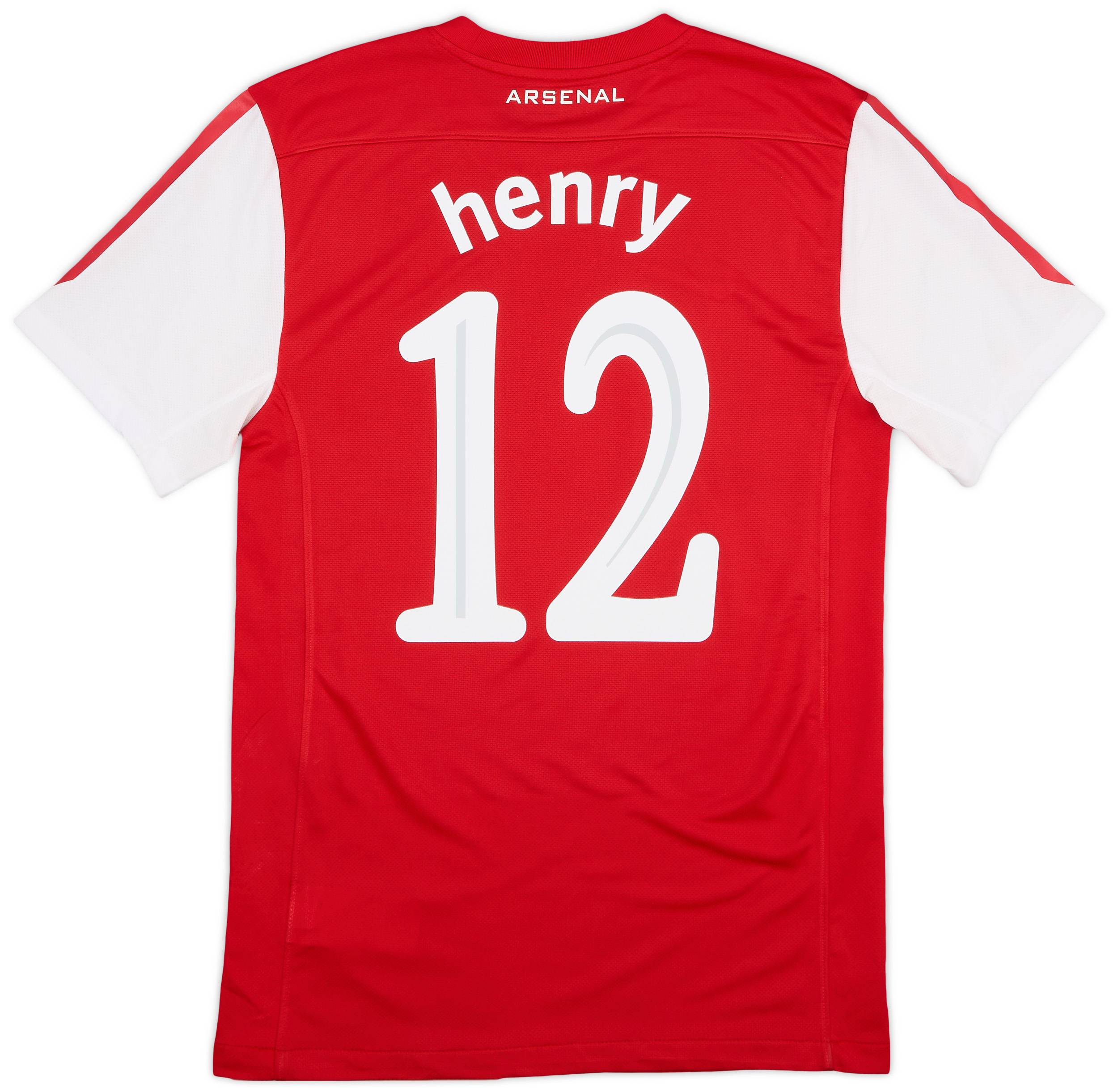 2011-12 Arsenal Home Shirt Henry #12 - 5/10 - (S)