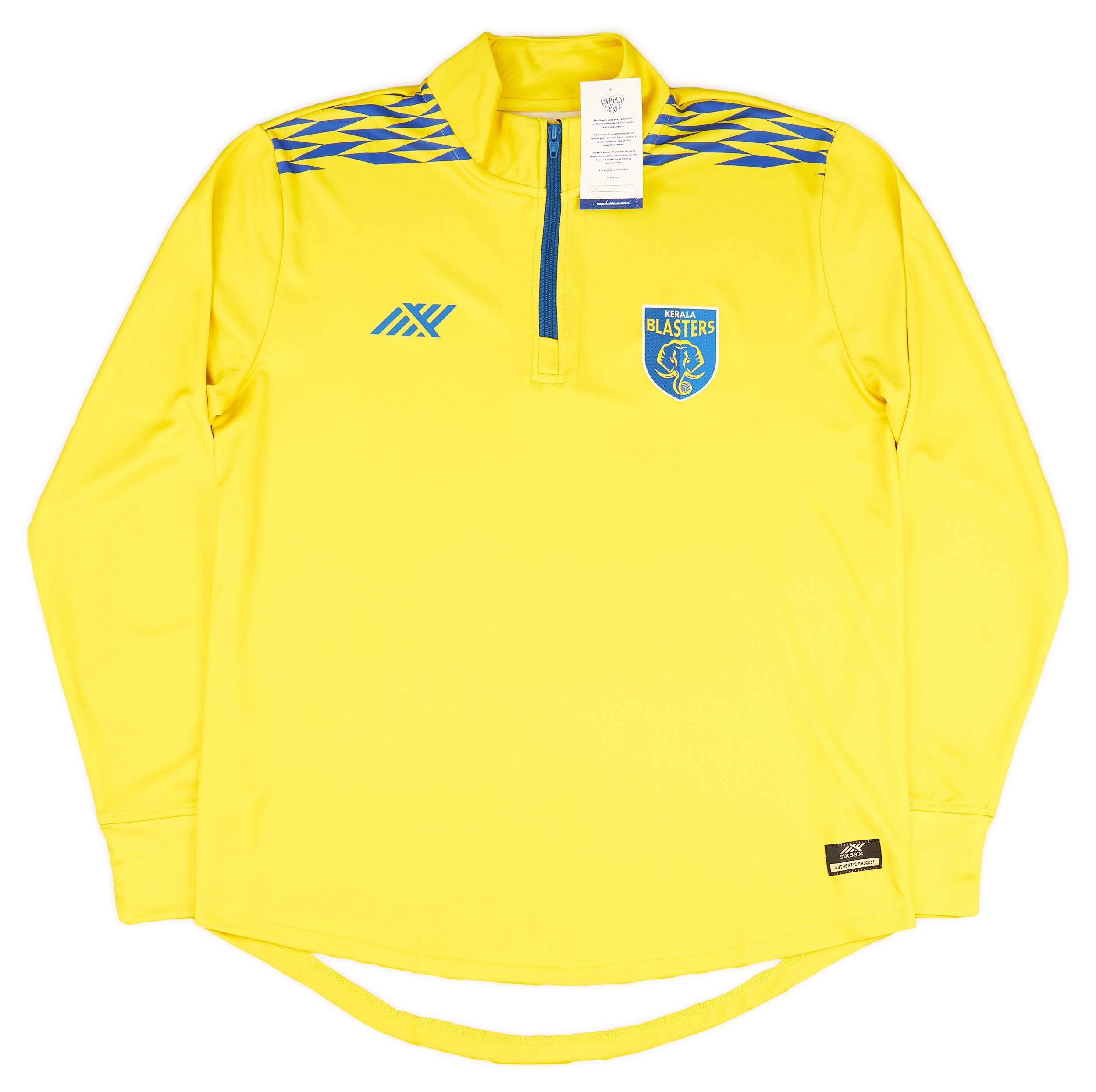 2021-22 Kerala Blasters Six5six 1/4 Zip Training Top
