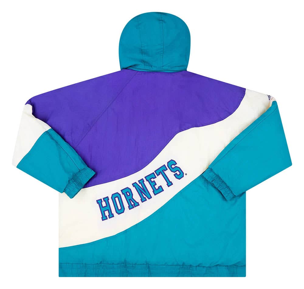 1990s Charlotte Hornets Apex One Rain Coat XL