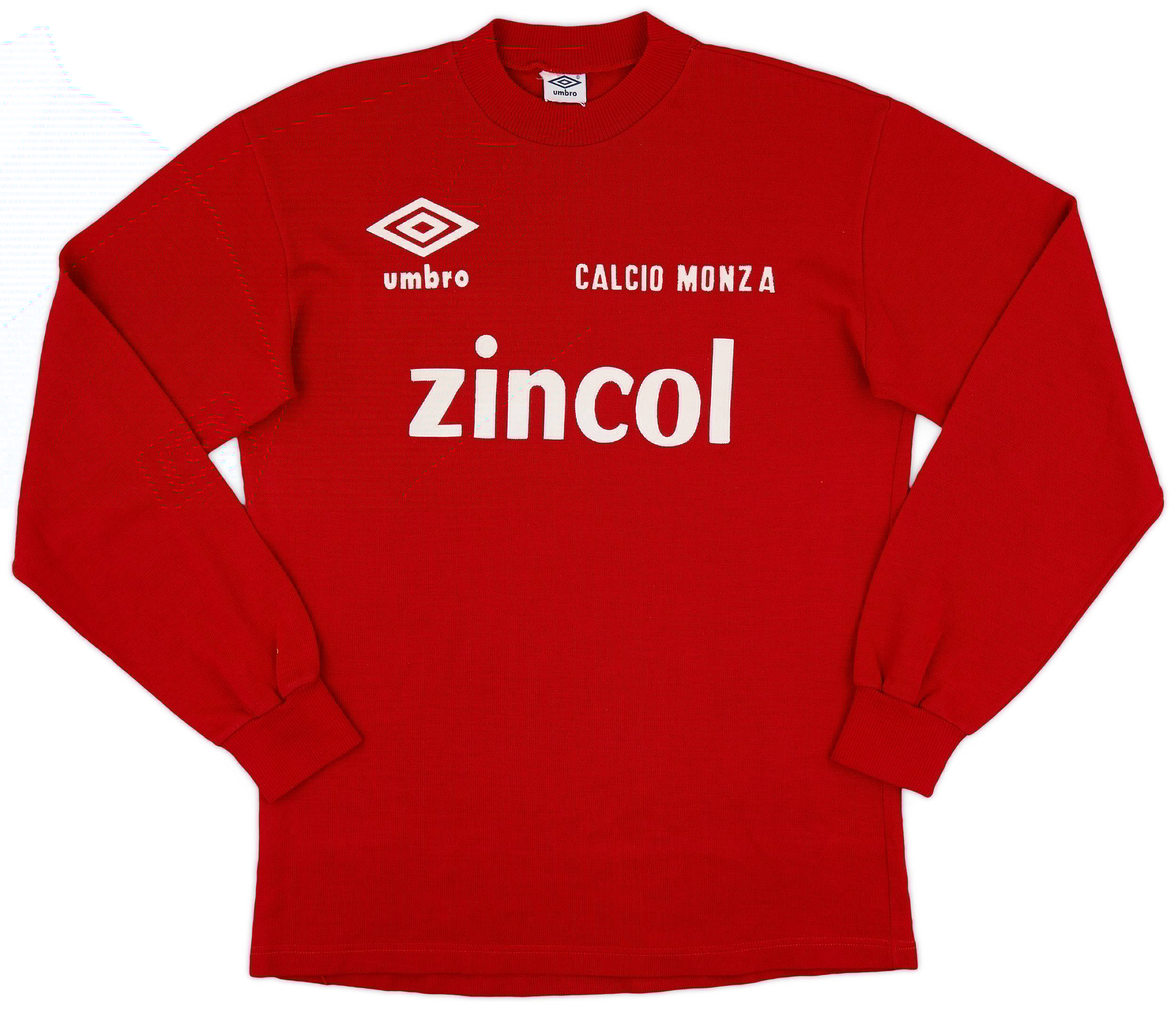 1990-91 Monza Umbro Player Issue Training L/S Shirt #18 - 9/10 - (XL)