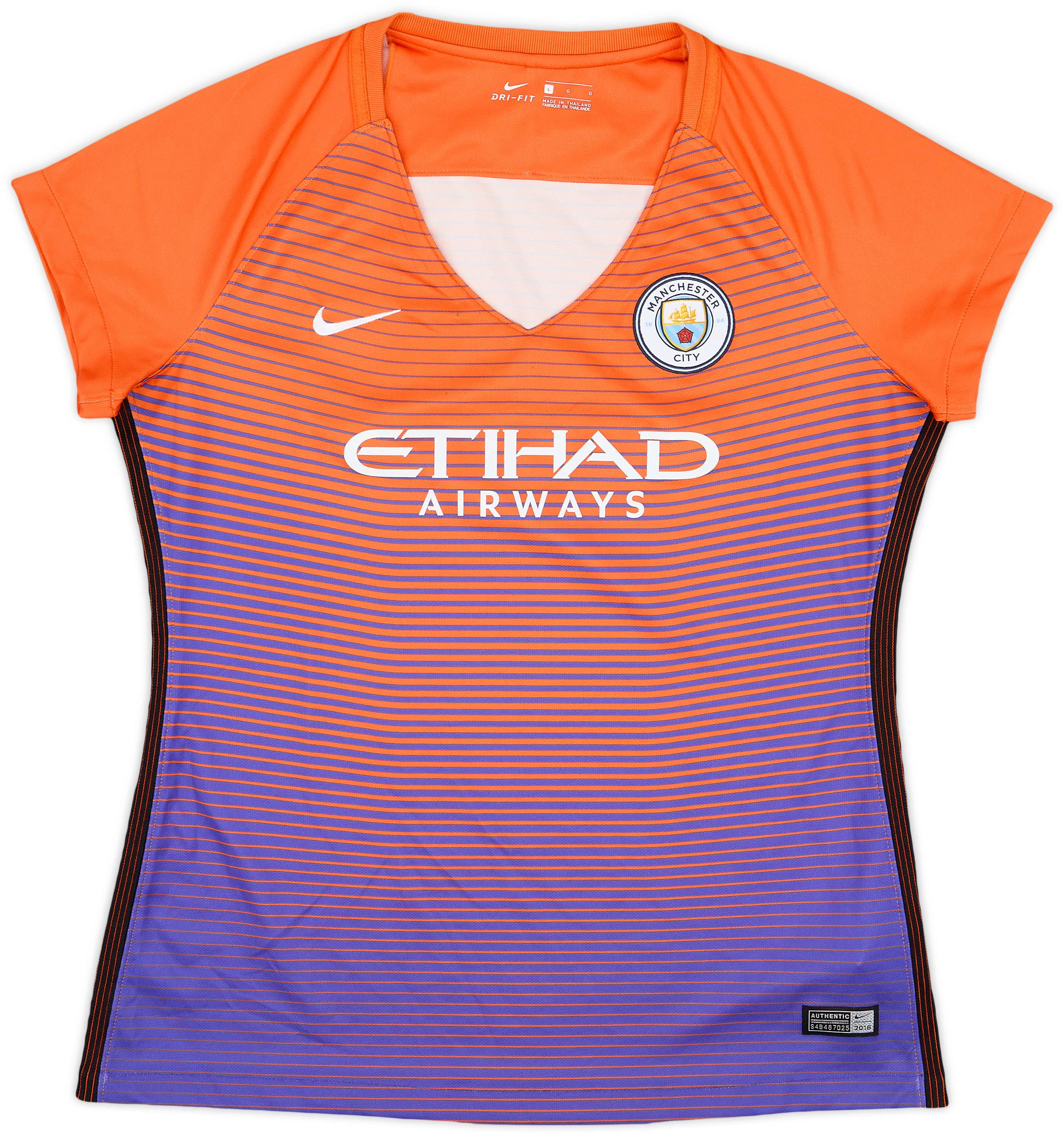 2016-17 Manchester City Third Shirt - 9/10 - (Women's L)