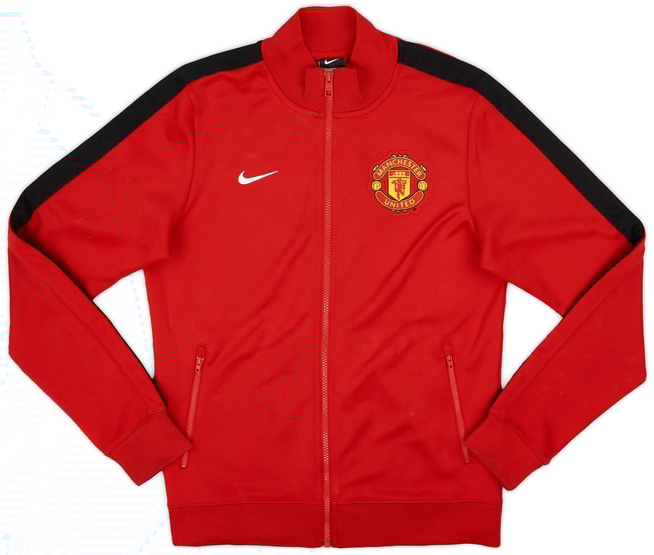 ナイキ2013/2014マンチェスターユナイテッドトラックジャケット 2013-14 Manchester United Track Jacket - 9/10 - (S)