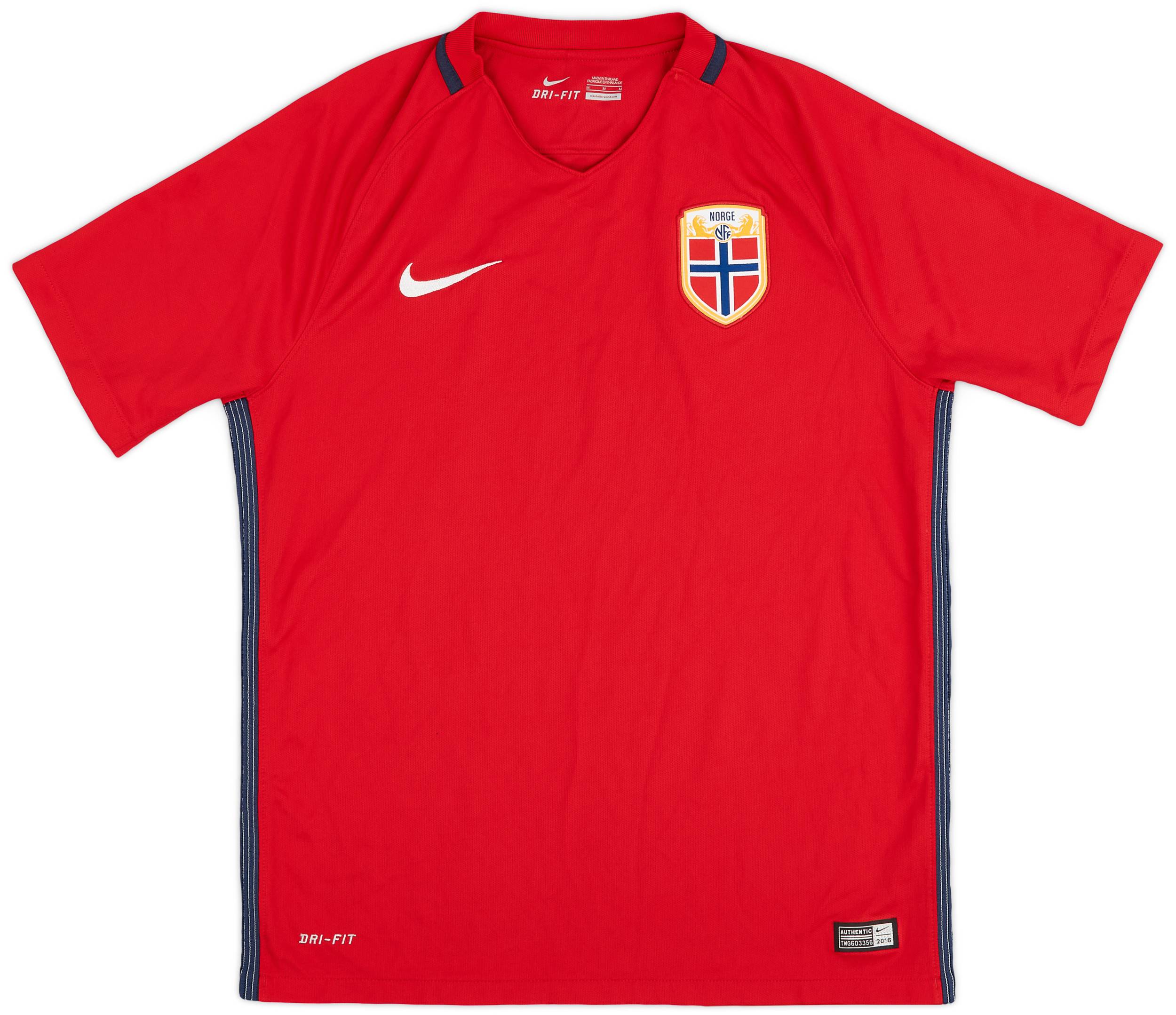 2016-18 Norway Home Shirt - 10/10 - (M)