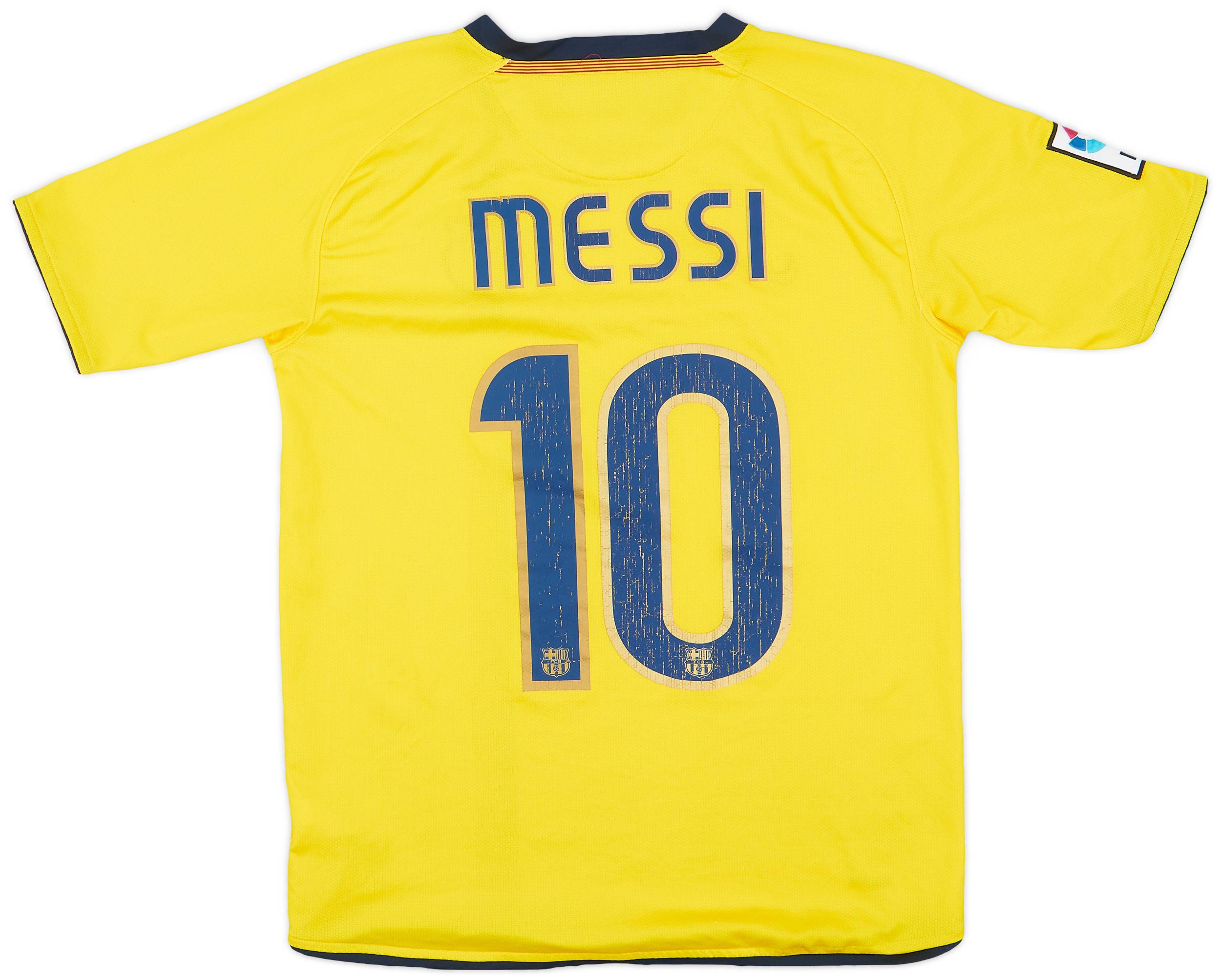 2008-10 Barcelona Away Shirt Messi #10 - 6/10 - (XL.Boys)