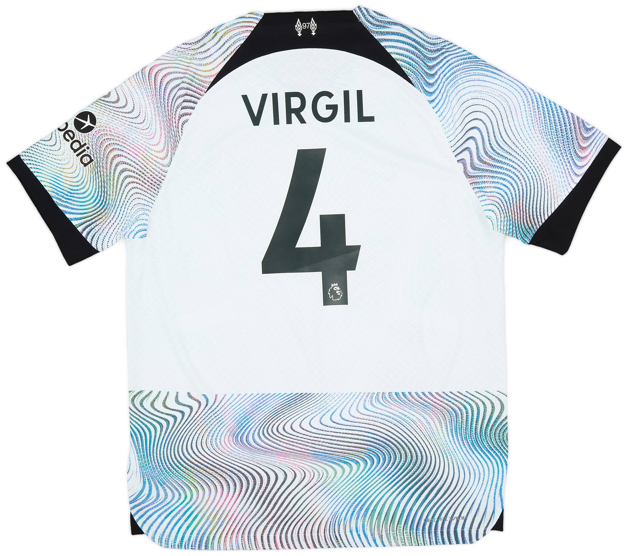2022-23 Liverpool Authentic Away Virgil #4 (L)