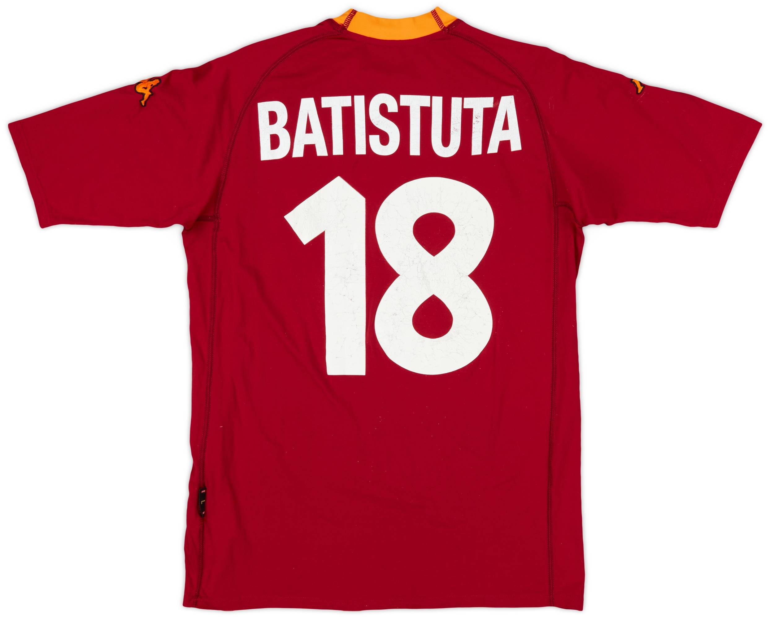 【DEAD STOCK】ASローマ 00/01 ユニフォーム BATISTUTA AS Roma Home 2000/01 Batistuta #18 (M) | eBay