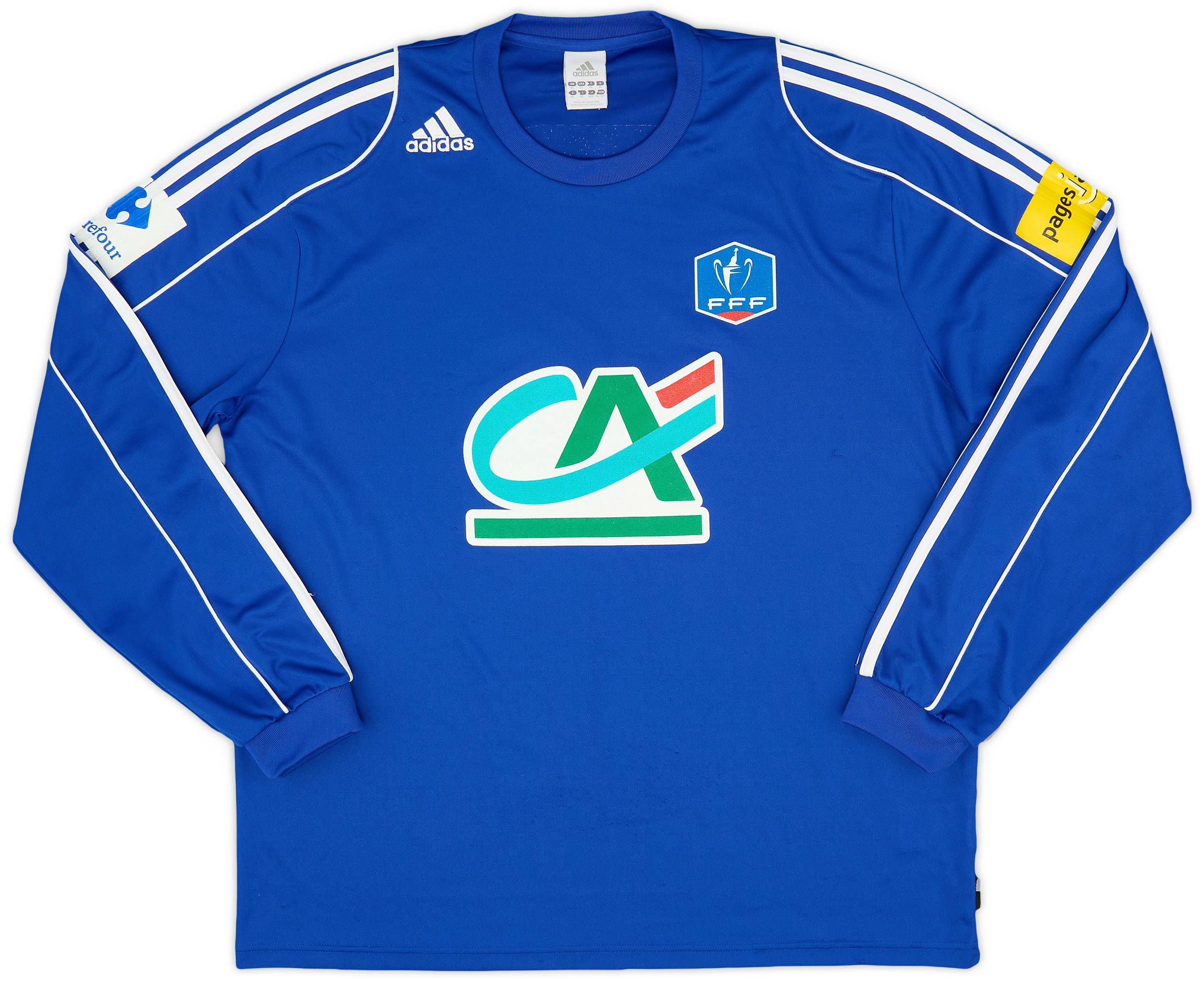 2010-11 Coupe de France adidas Template L/S Shirt #15 - 7/10 - (XL)