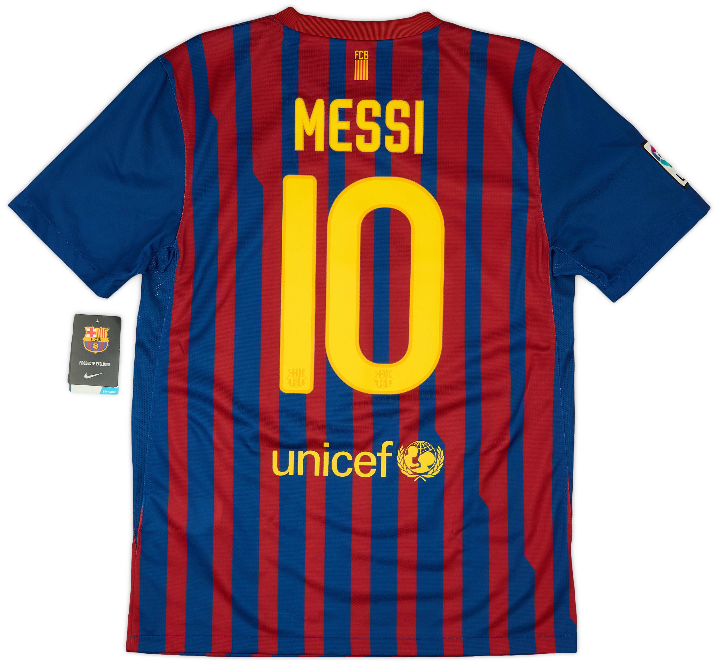 2011-12 Barcelona Home Shirt Messi #10 (M)