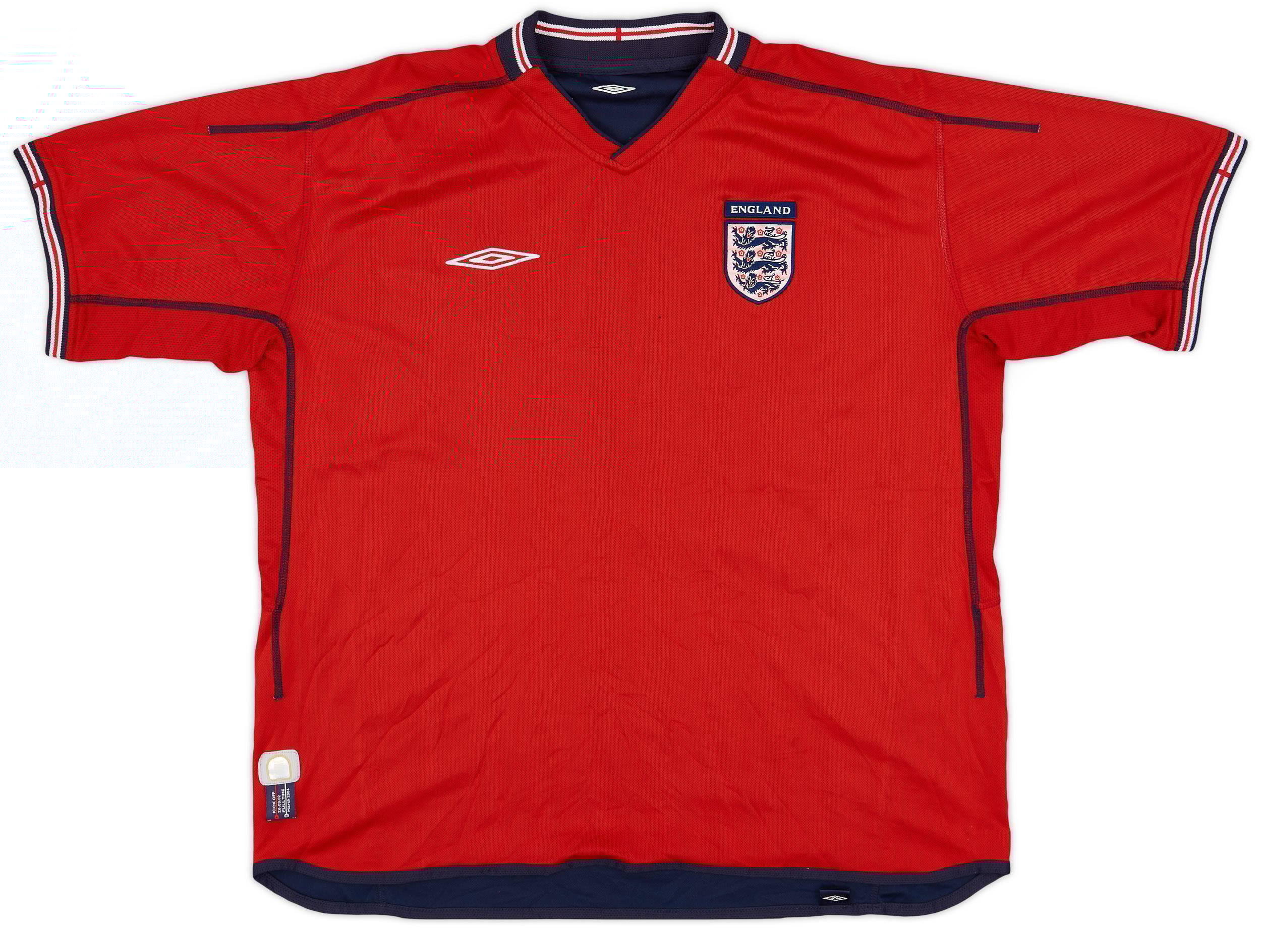 2002-04 England Away Shirt - 5/10 - (XL)