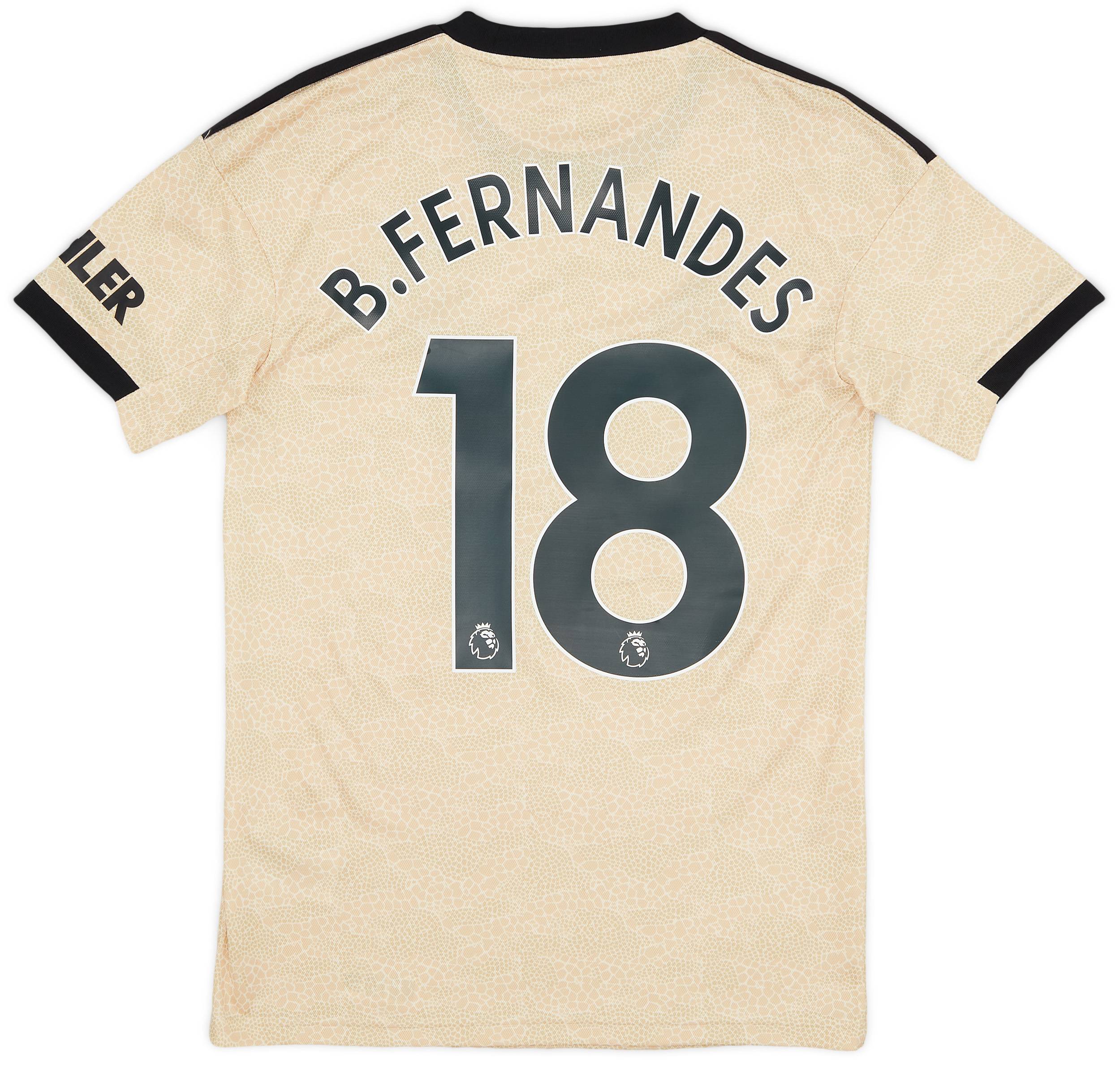 2019-20 Manchester United Away Shirt B.Fernandes #18 - 10/10 - (XS)