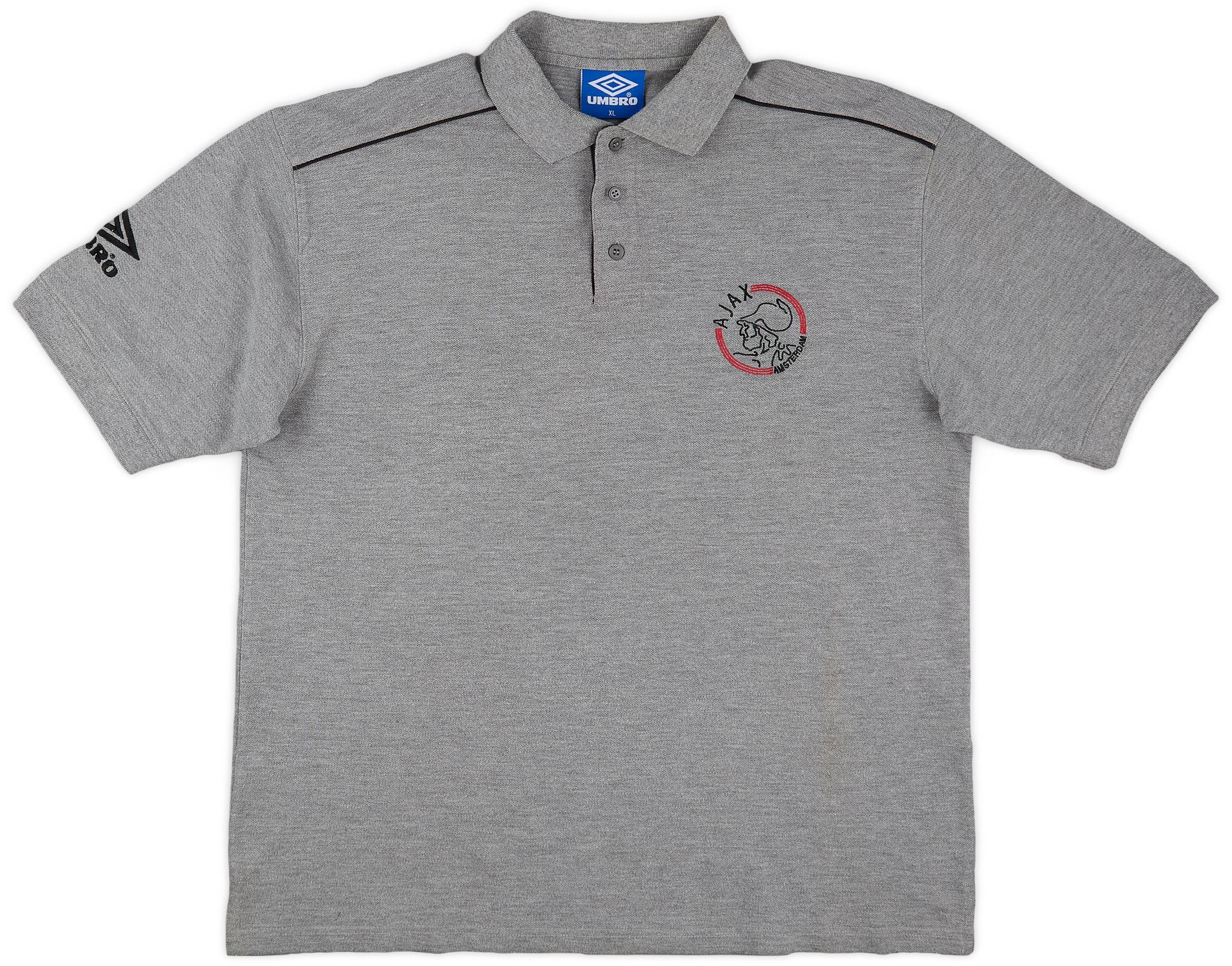 1998-99 Ajax Umbro Polo Shirt - 9/10 - (XL)