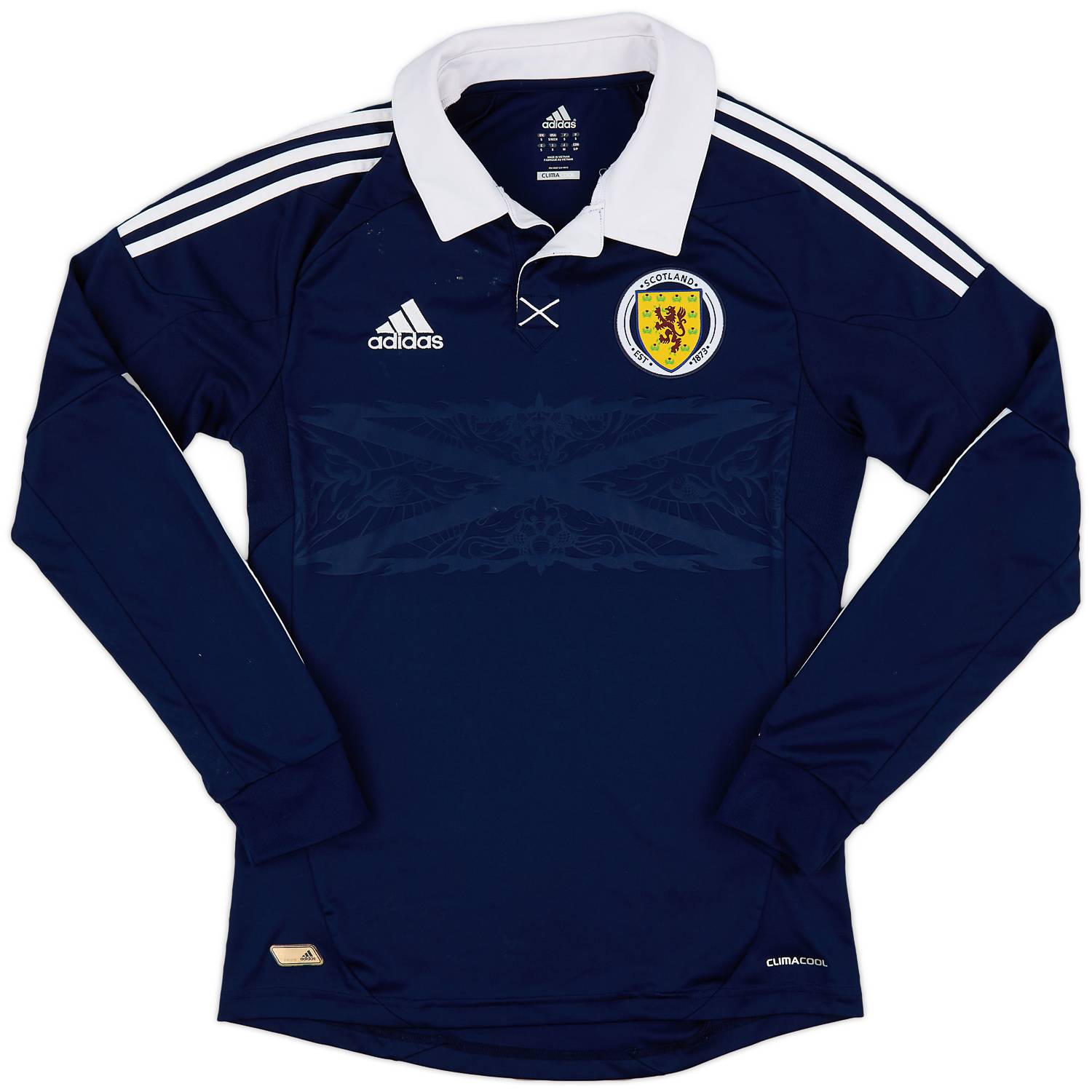 2011-13 Scotland Home L/S Shirt - 6/10 - (S)