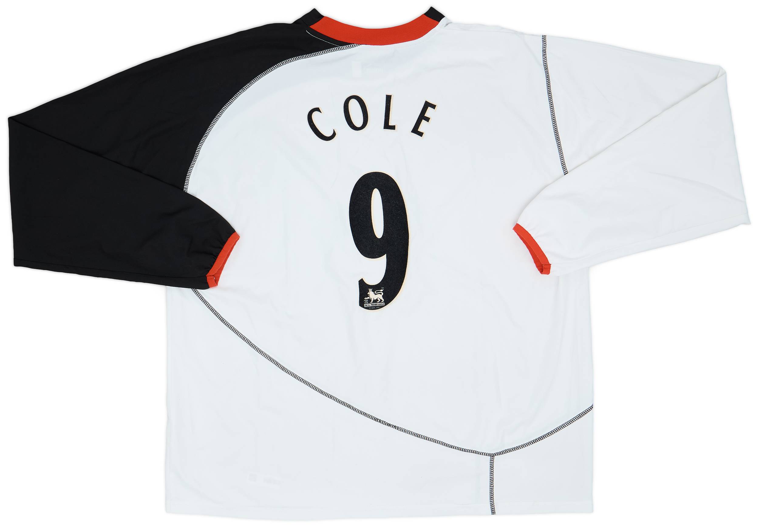 2003-05 Fulham Home L/S Shirt Cole #9 - 6/10 - (XXL)