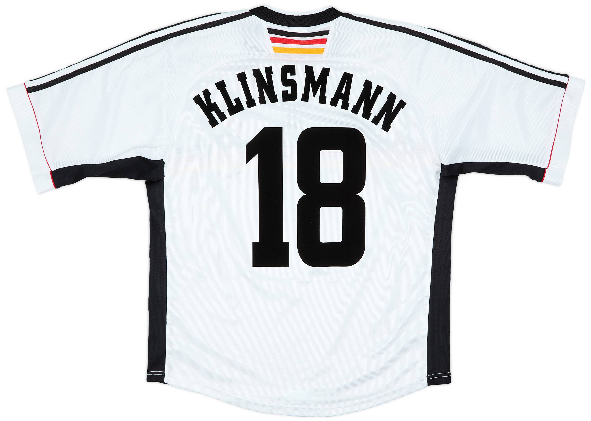1998-00 Germany Home Shirt Klinsmann #18 - 8/10 - (L)