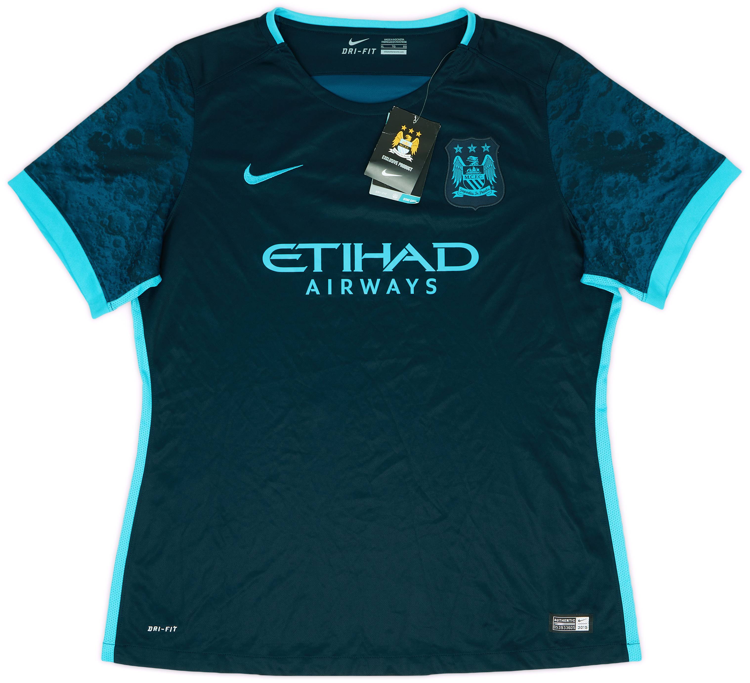 2015-16 Manchester City Away Shirt Nasri #8 (Women's XL)