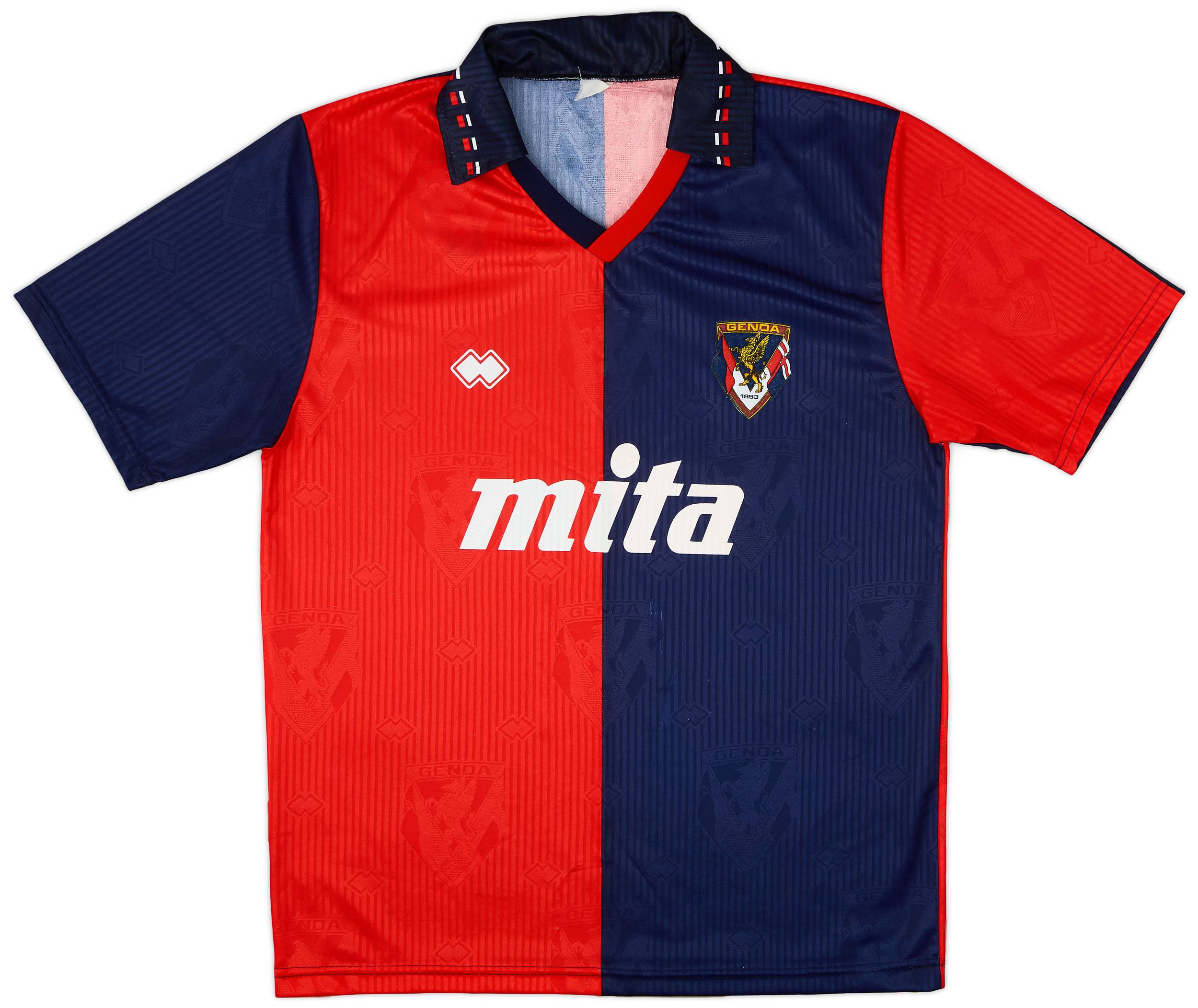 1991-92 Genoa Home Shirt - 9/10 - (XL)