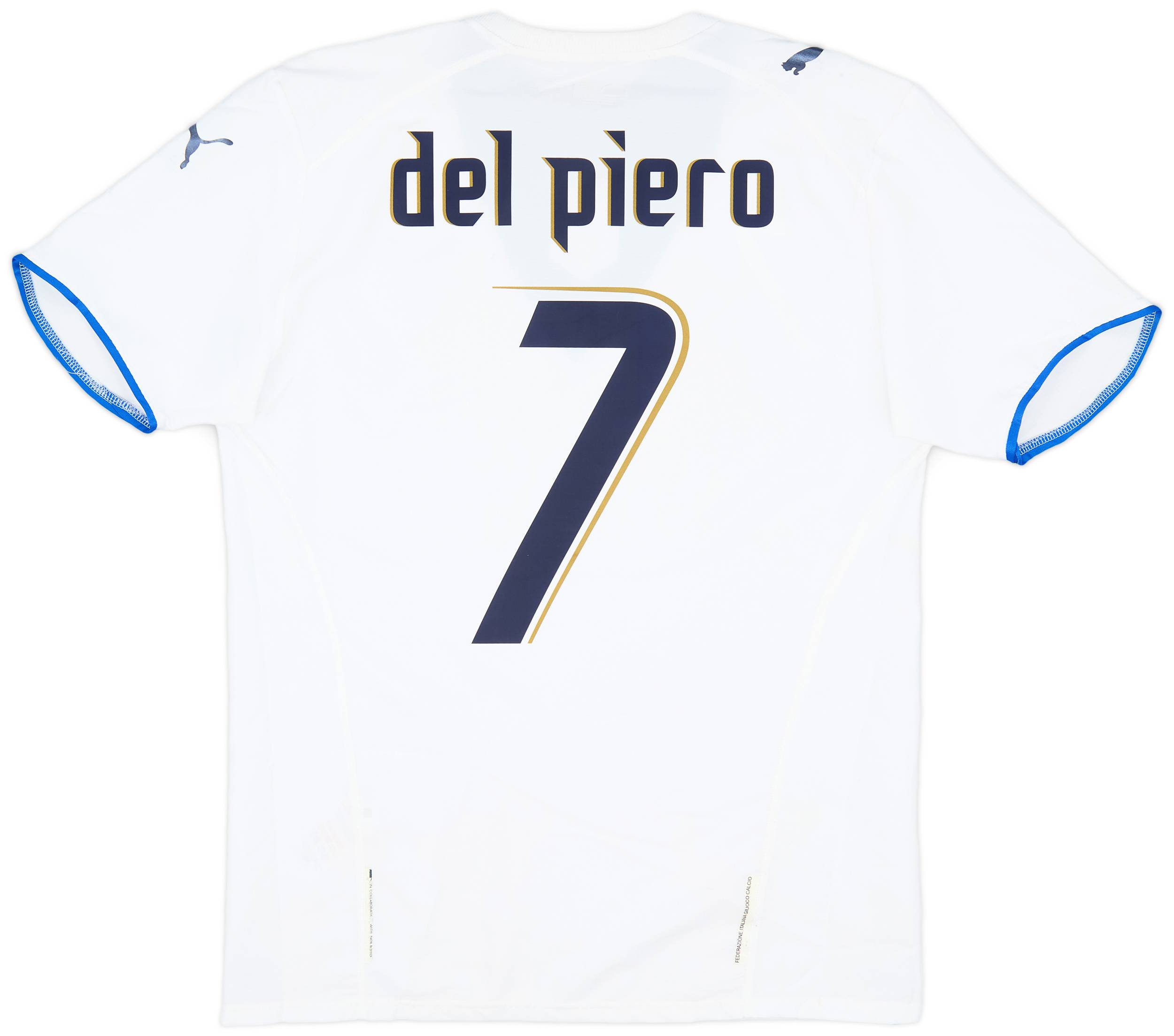 2006 Italy Away Shirt Del Piero #7 - 5/10 - (M)