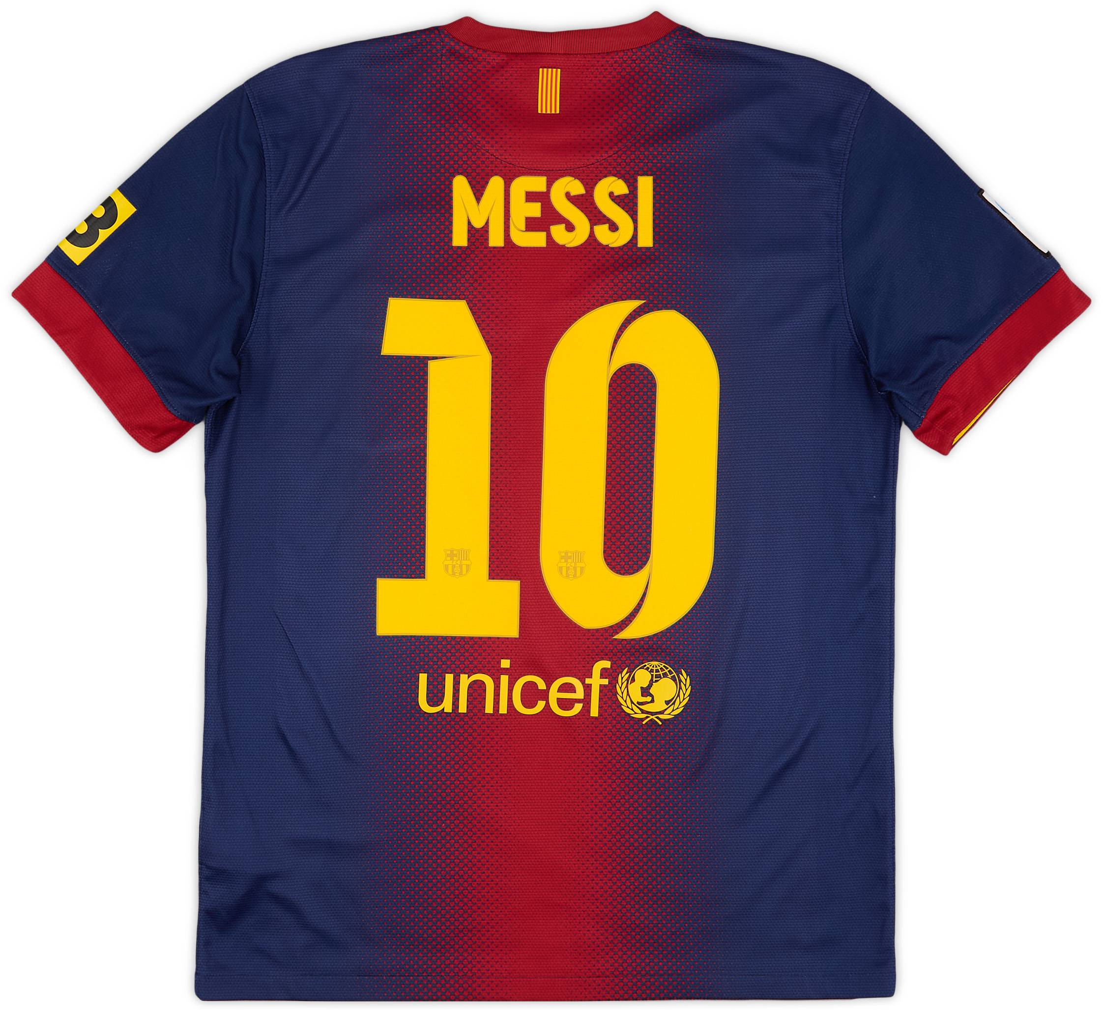 2012-13 Barcelona Home Shirt Messi #10 - 8/10 - (M)