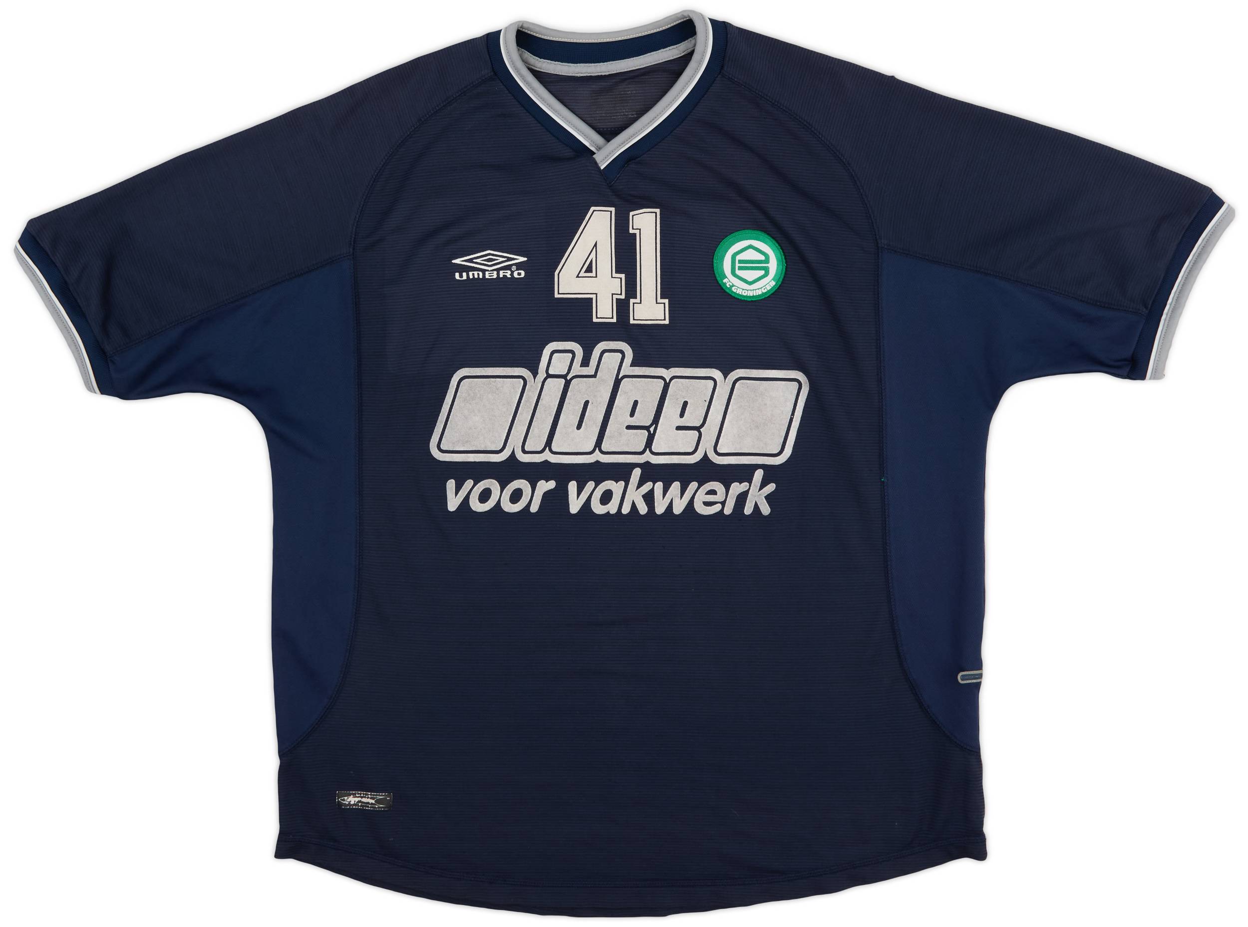 2000-01 Groningen Player Issue Umbro Training Shirt #41 - 8/10 - (XL)