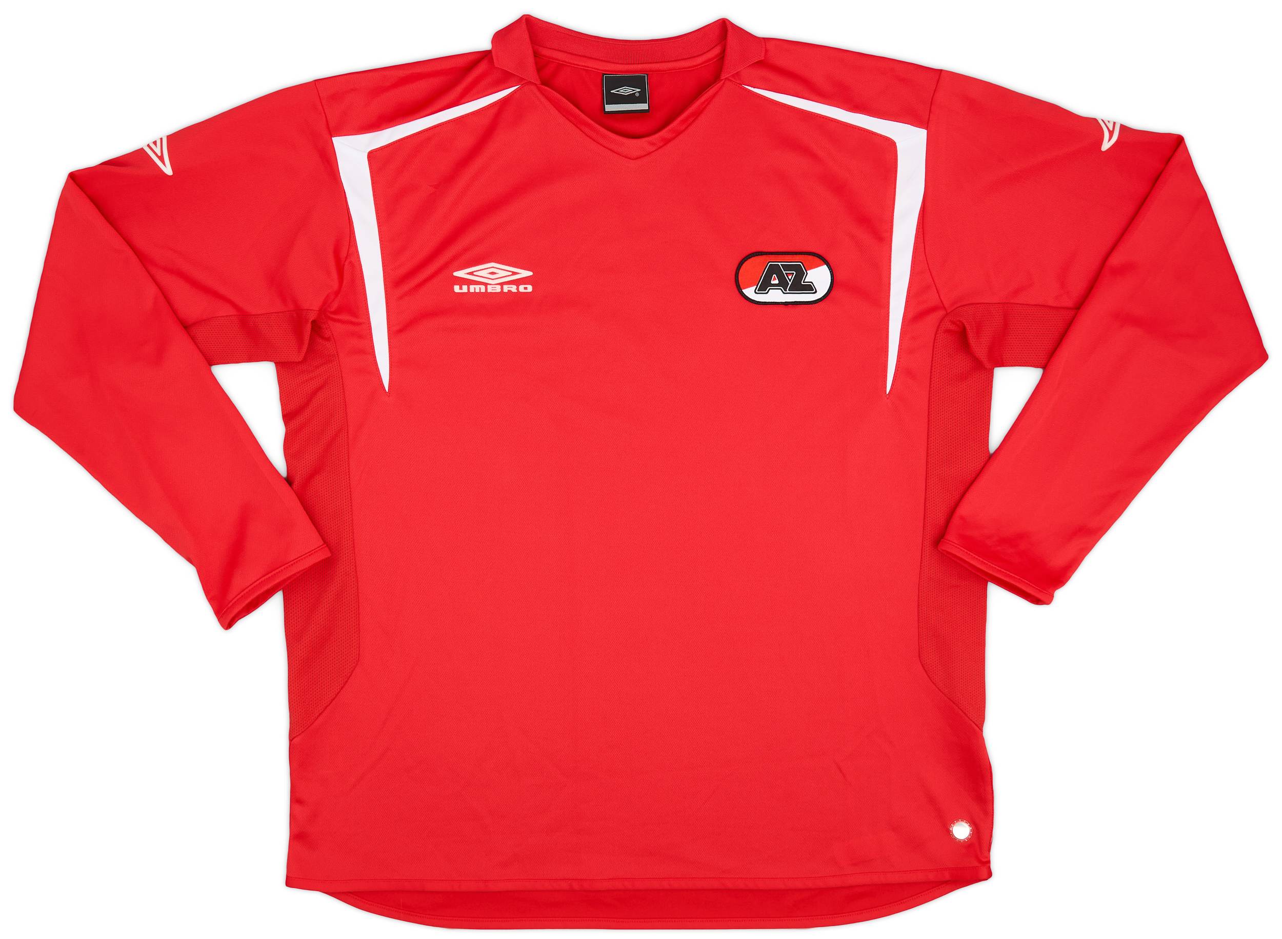 2005-06 AZ Alkmaar Home L/S Shirt - 9/10 - (XL)