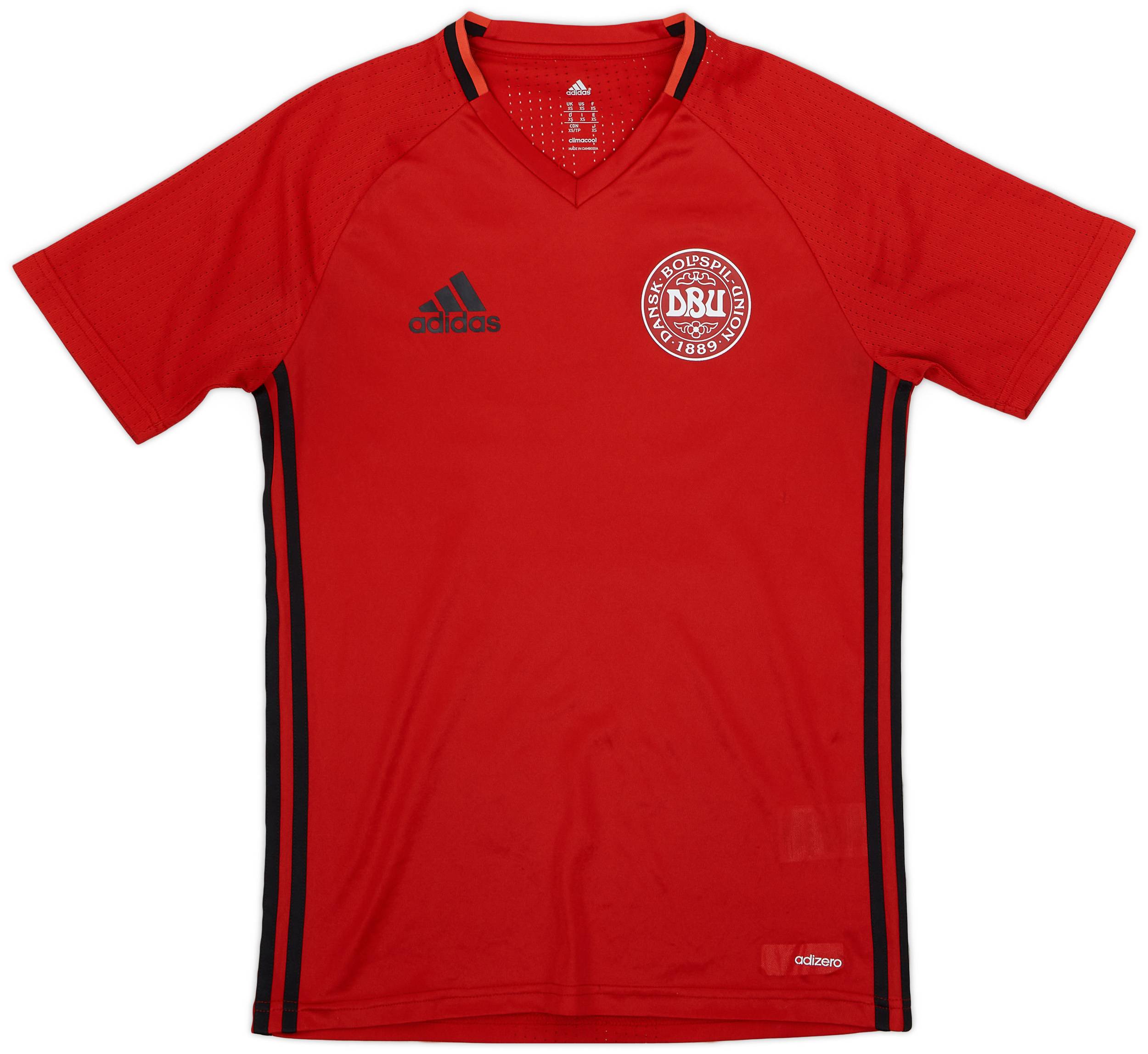 2015-16 Denmark adidas Training Shirt - 9/10 - (XS)