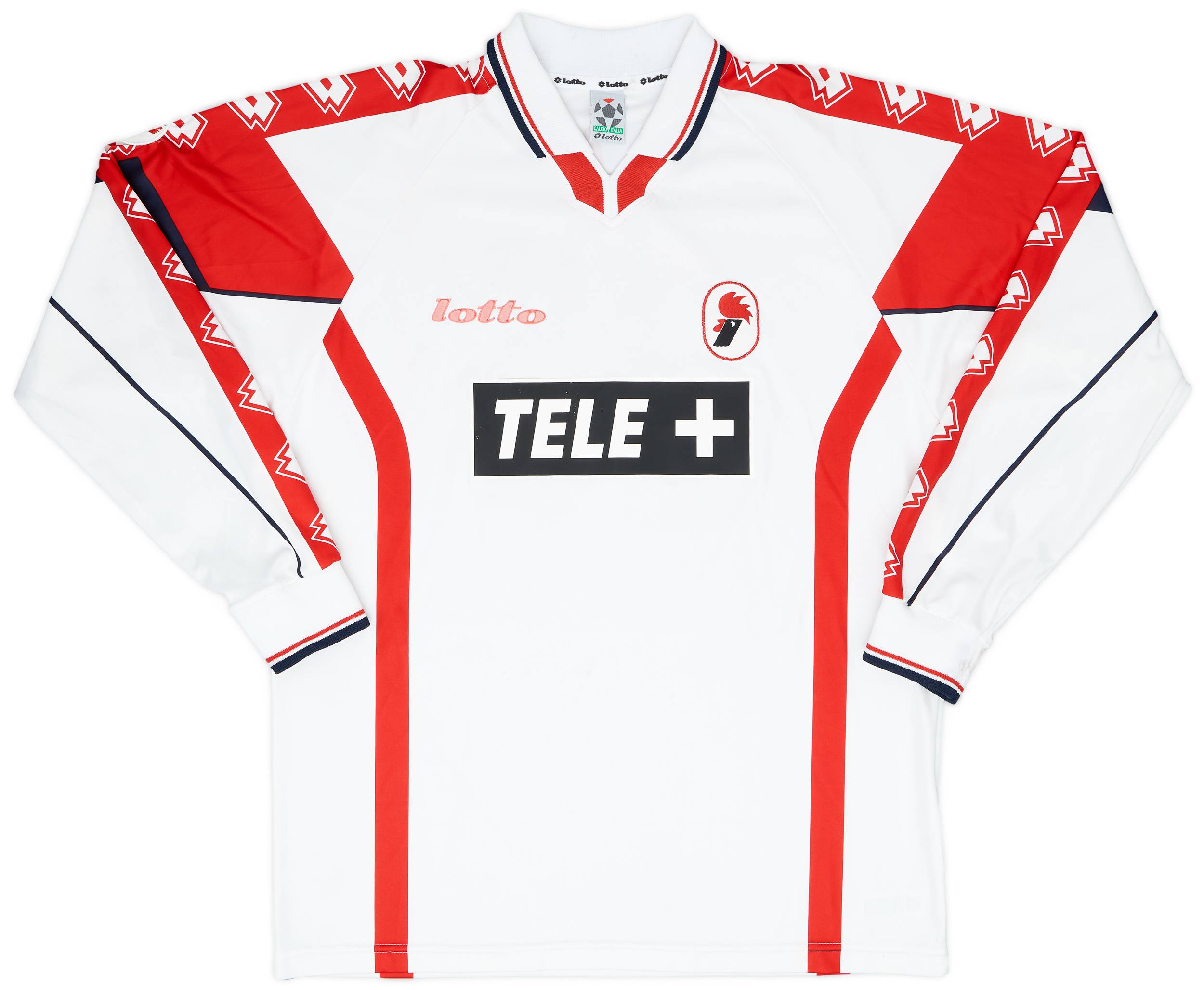 1999-00 Bari Match Worn Home Shirt Collauto #25