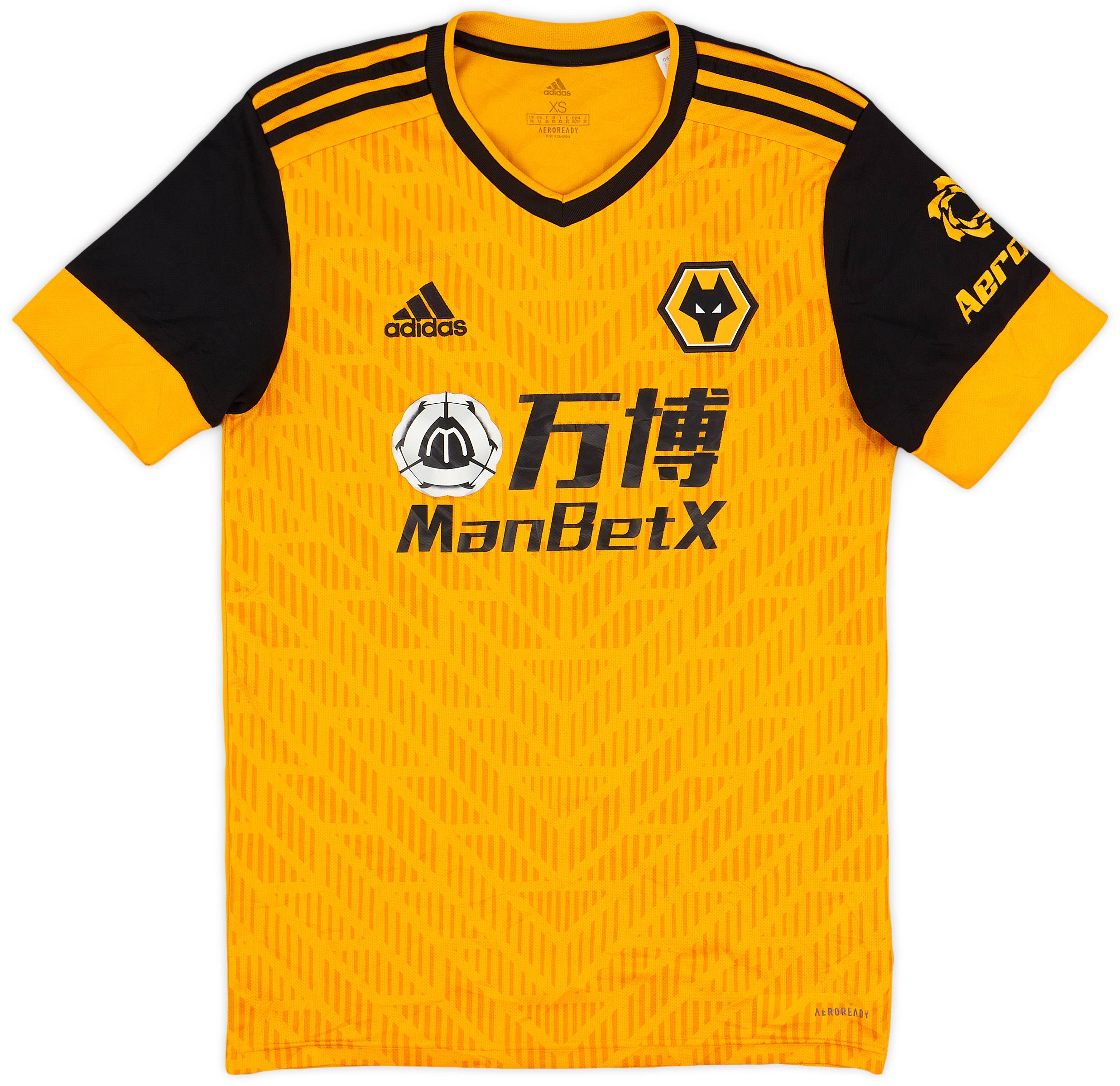 2020-21 Wolves Home Shirt - 8/10 - (XS)