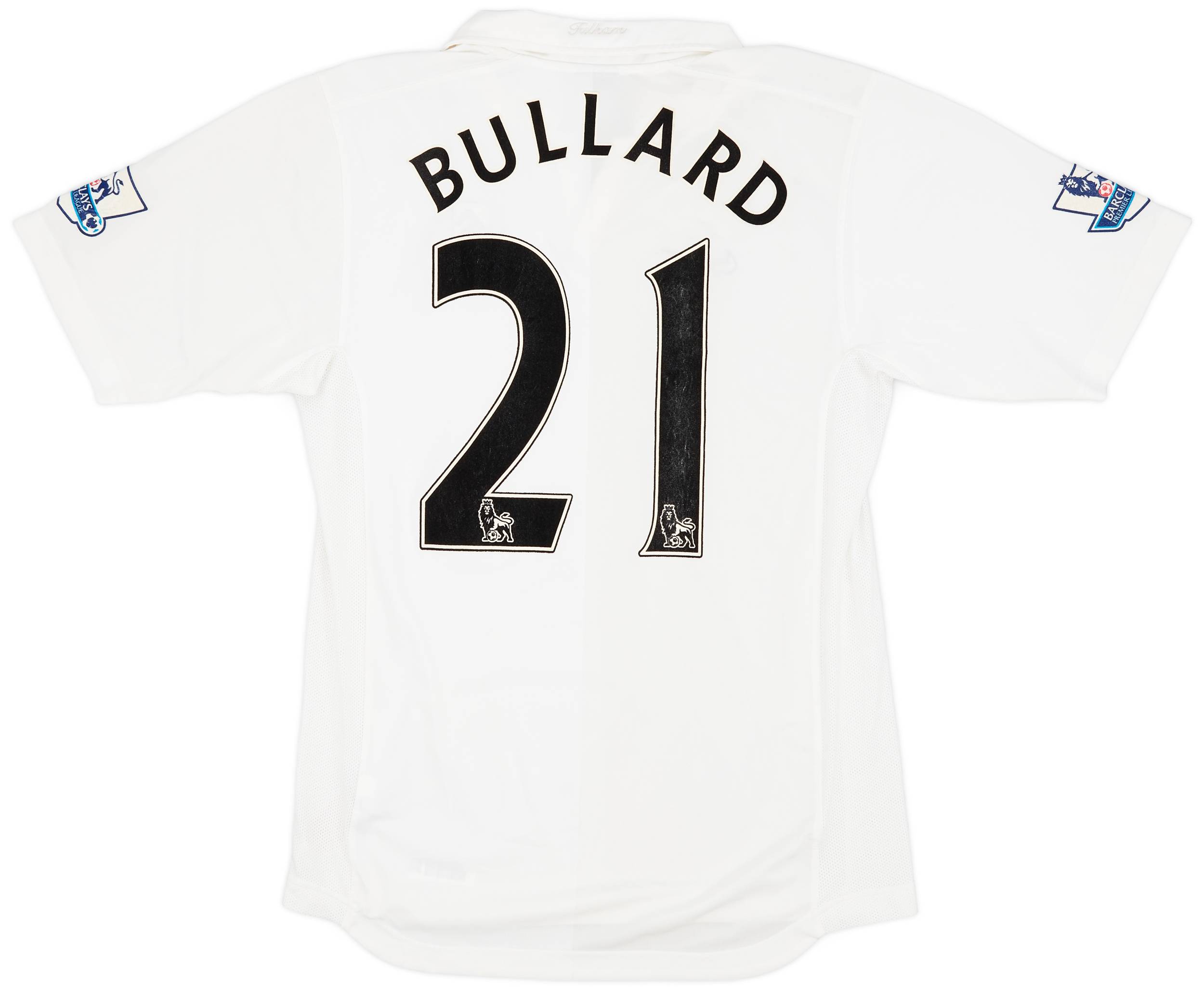 2007-08 Fulham Home Shirt Bullard #21 - 5/10 - (M)